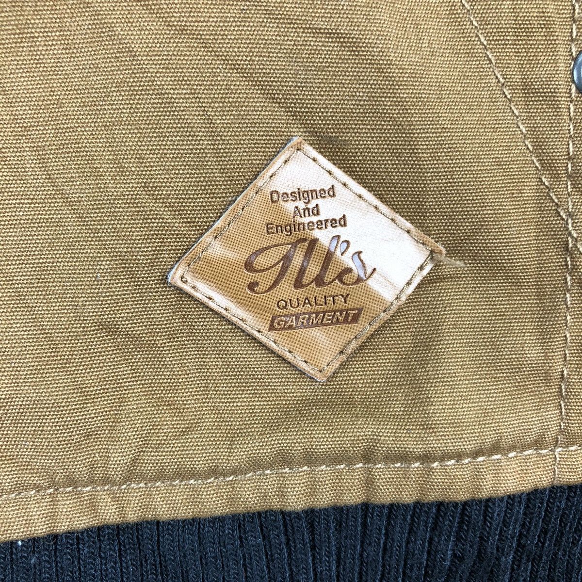 Japanese Brand Bomber Style Jacket Hoodie Mustard Brown by ILLS Size US L / EU 52-54 / 3 - 9 Thumbnail