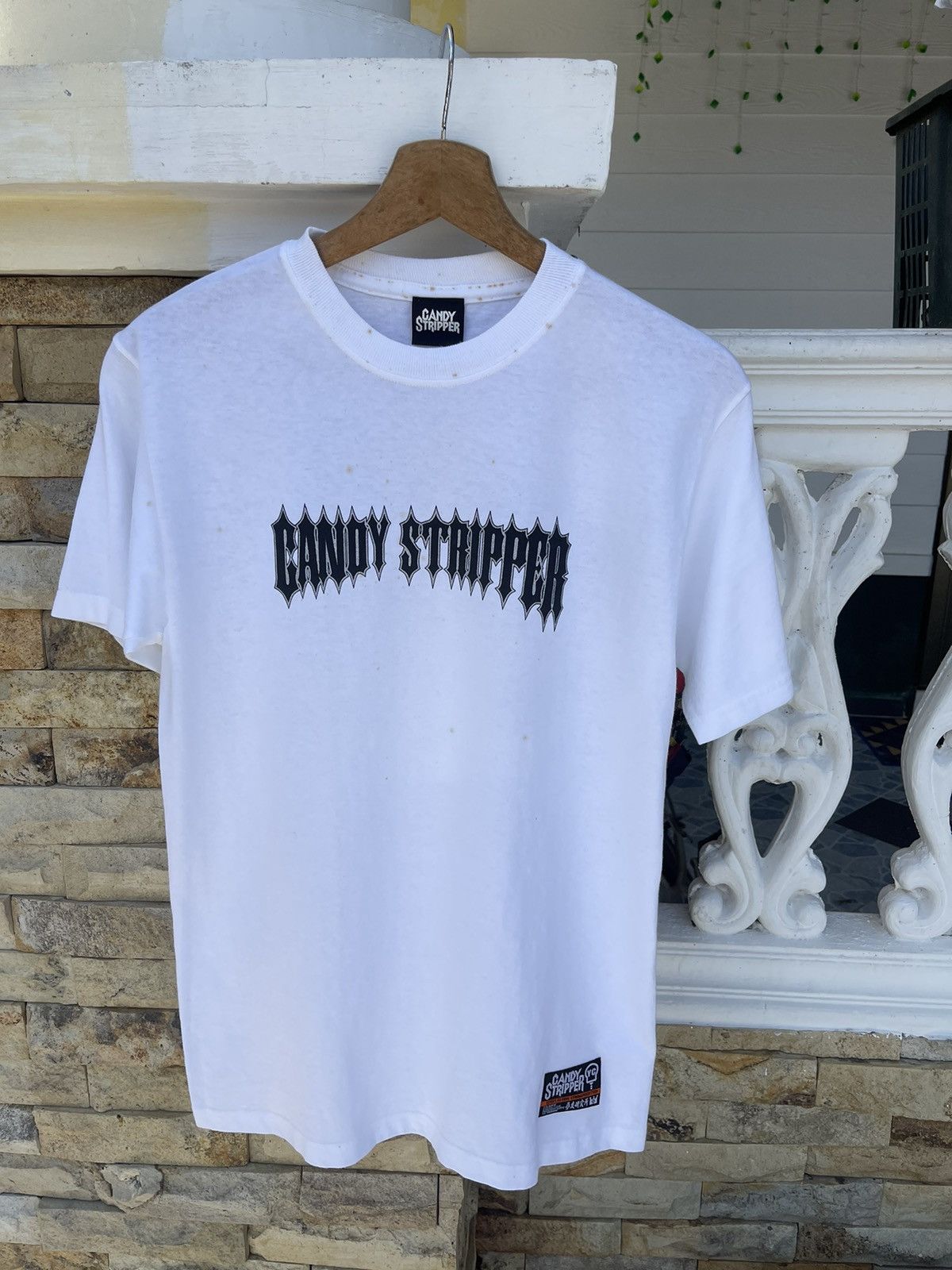 JNCO Last Drop🔥Rare🔥Candy Stripper Skates T Shirt Size US S / EU 44-46 / 1 - 2 Thumbnail