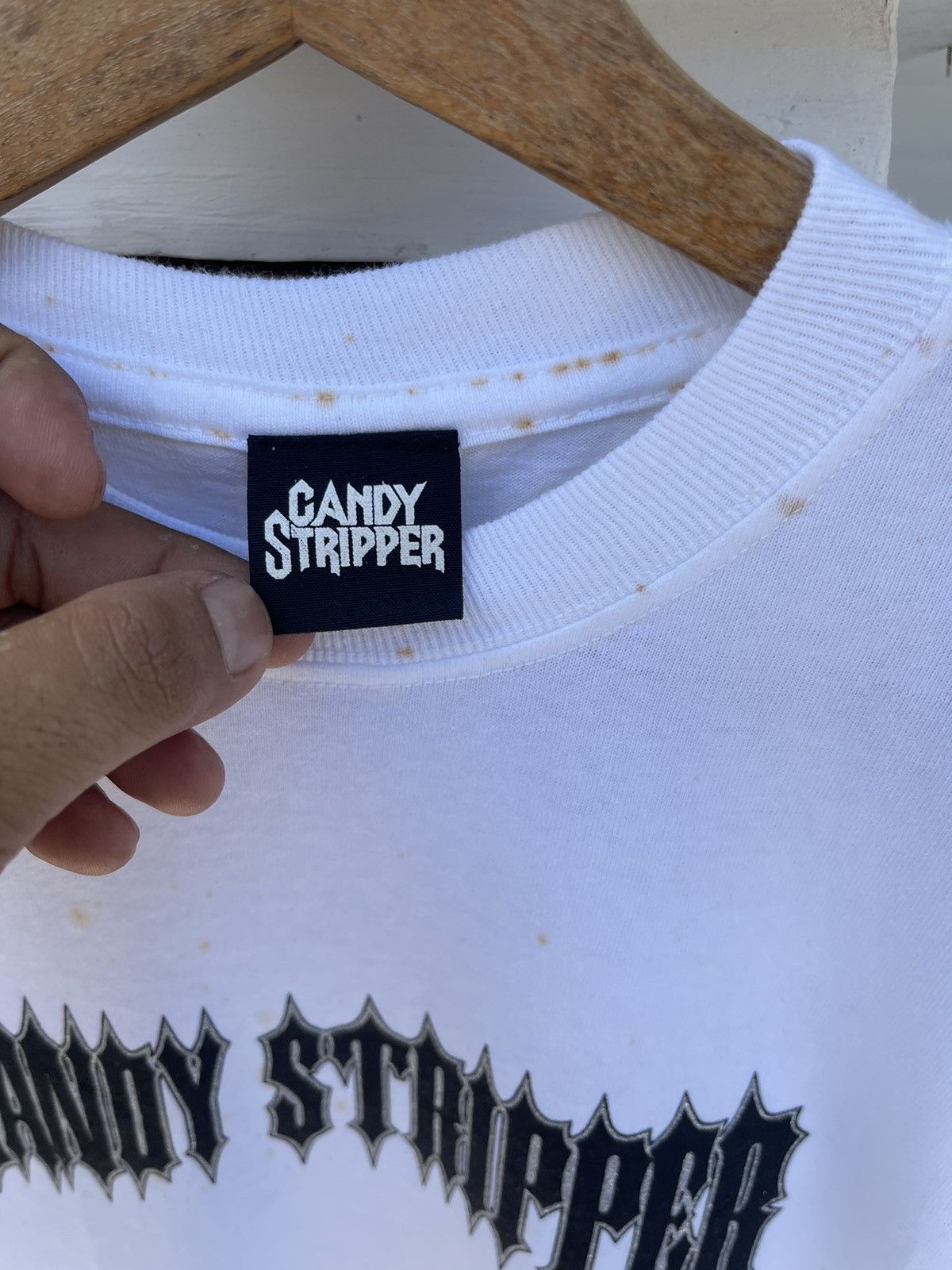 JNCO Last Drop🔥Rare🔥Candy Stripper Skates T Shirt Size US S / EU 44-46 / 1 - 5 Thumbnail