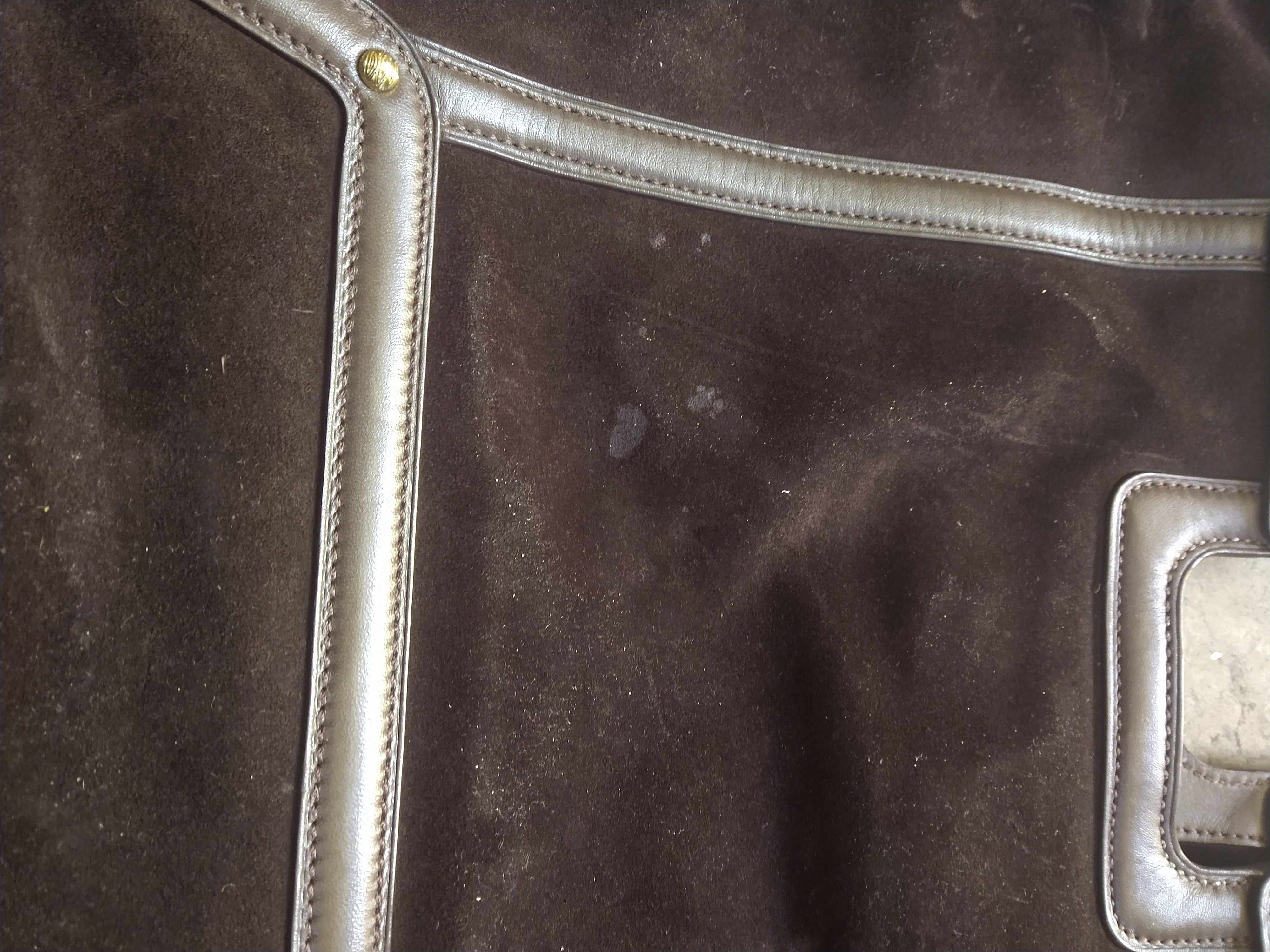 Tumi Tumi Tote Bag Suede Leather Dark Brown Size ONE SIZE - 6 Thumbnail