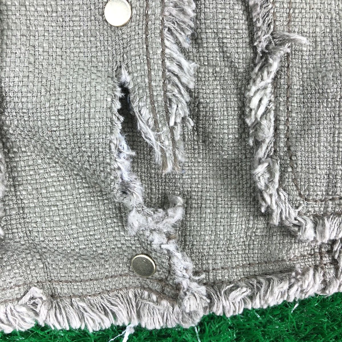 Tomorrowland Vintage 90's Macphee Tomorrowland Burlap Jacket Size XS / US 0-2 / IT 36-38 - 11 Thumbnail