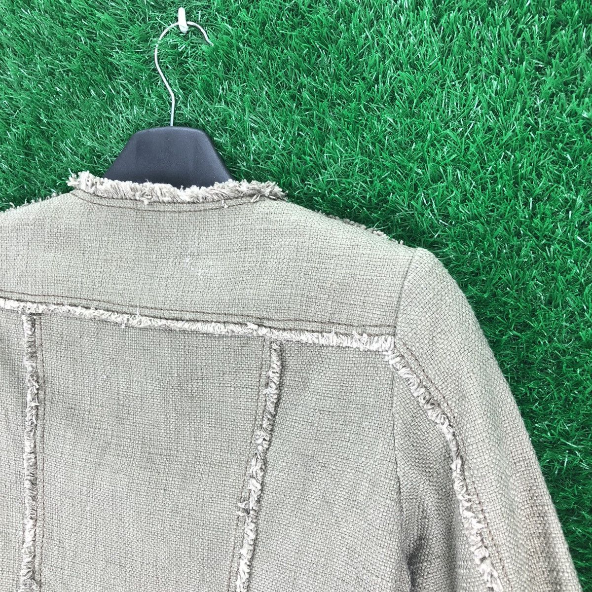 Tomorrowland Vintage 90's Macphee Tomorrowland Burlap Jacket Size XS / US 0-2 / IT 36-38 - 5 Thumbnail