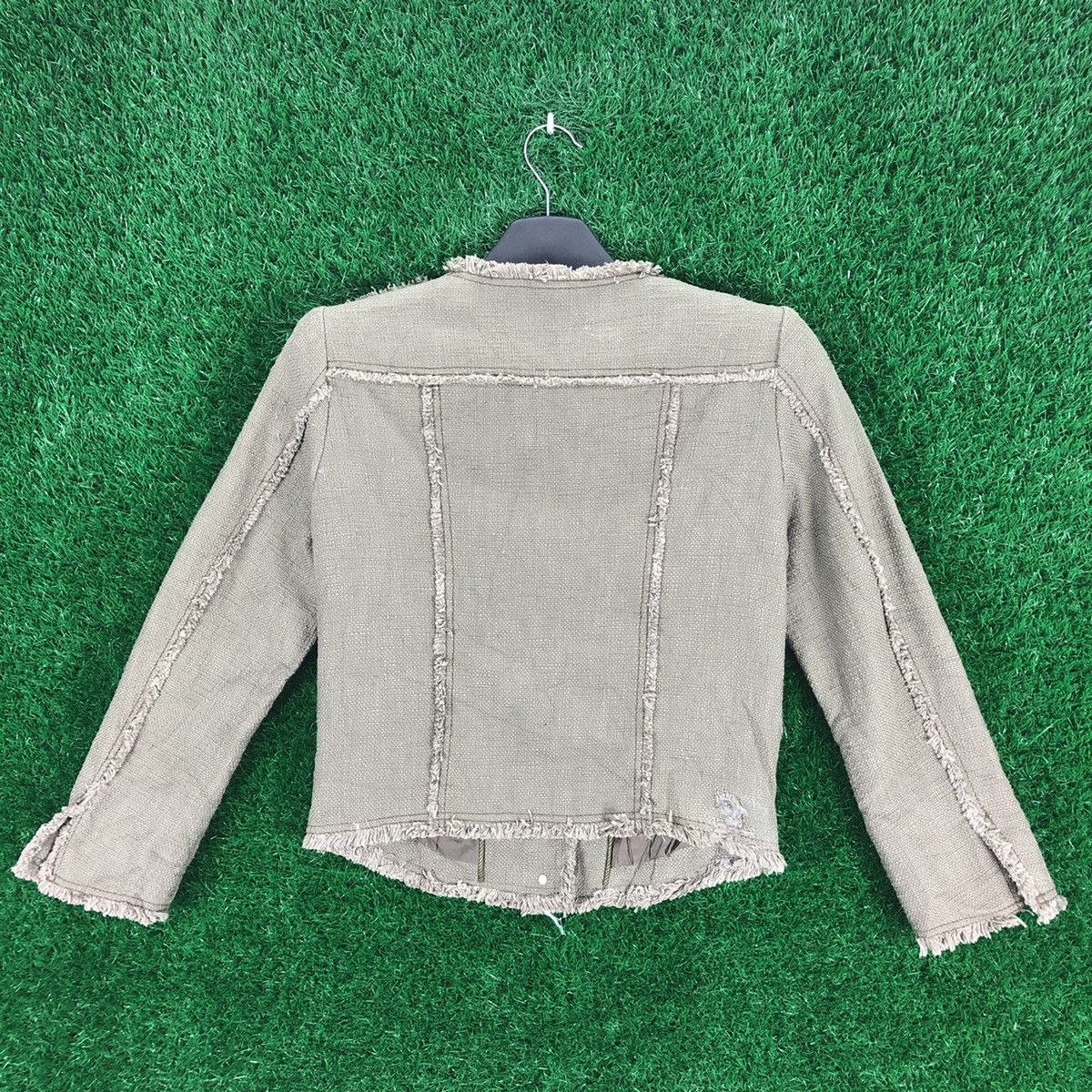 Tomorrowland Vintage 90's Macphee Tomorrowland Burlap Jacket Size XS / US 0-2 / IT 36-38 - 4 Thumbnail