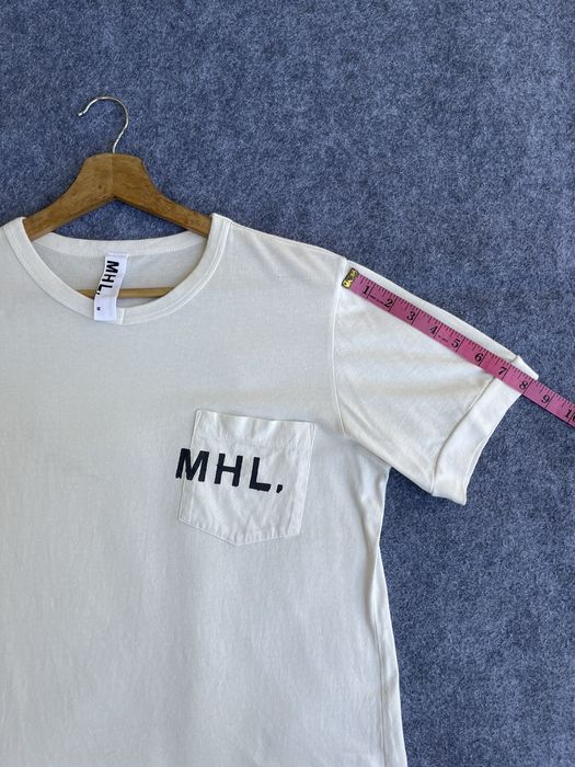 Vintage Last Drop🔥Rare🔥Vtg MARGARET HOWELL MHL White Pocket T