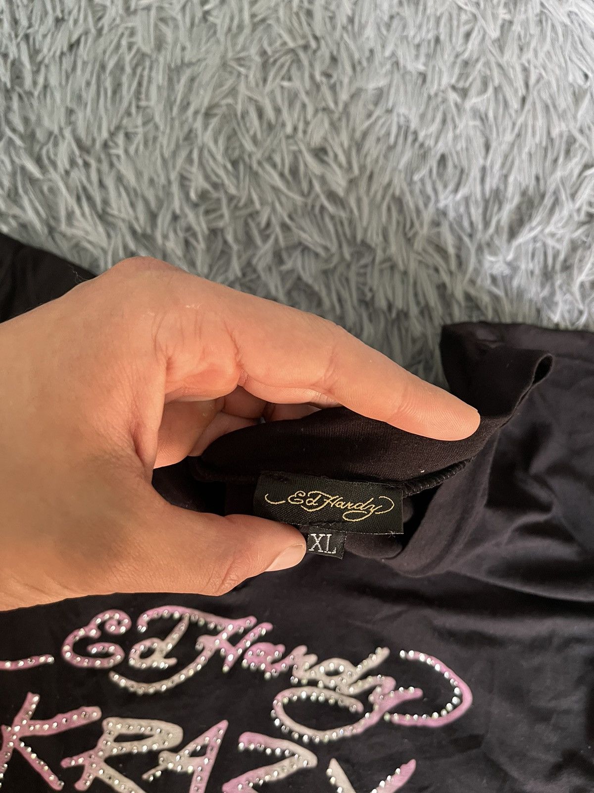 Christian Audigier × Ed Hardy × Vintage Ed Hardy by Christian Audigier Y2K vintage t-shirt Size XL / US 12-14 / IT 48-50 - 3 Thumbnail