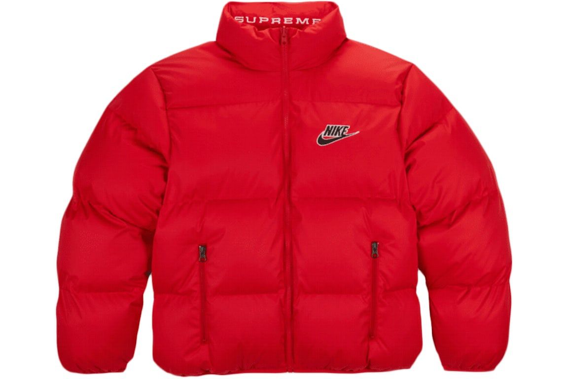 image of Nike Reversible Puffer Jacket Red, Men's (Size Large)