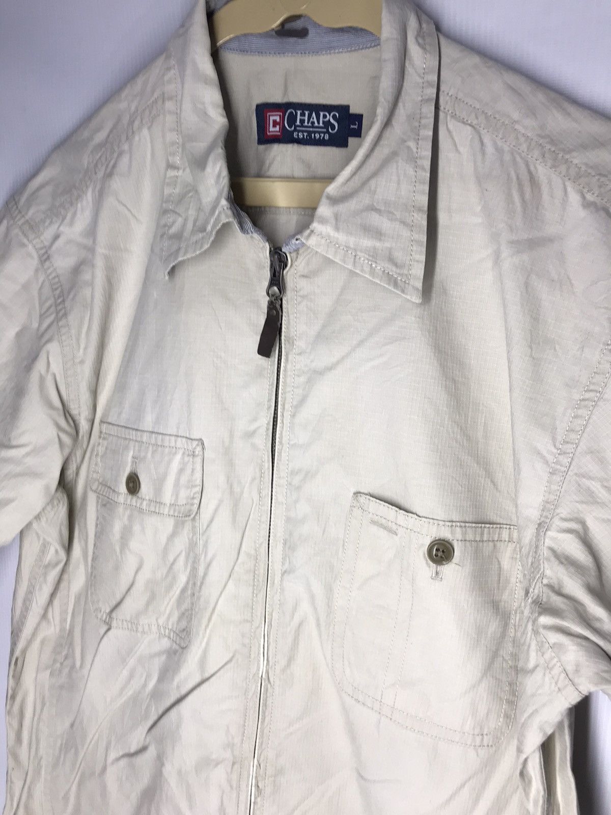 Chaps Ralph Lauren Chaps polos zipper shirt Size US L / EU 52-54 / 3 - 5 Thumbnail