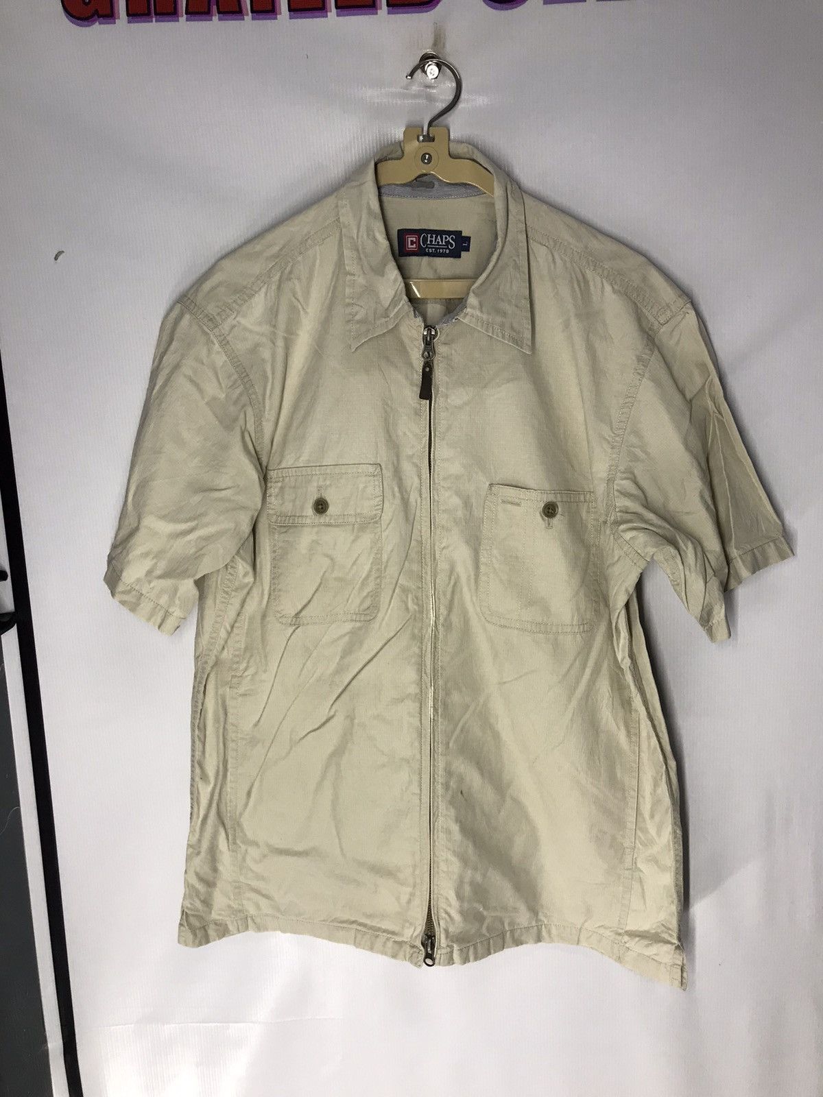 Chaps Ralph Lauren Chaps polos zipper shirt Size US L / EU 52-54 / 3 - 6 Thumbnail