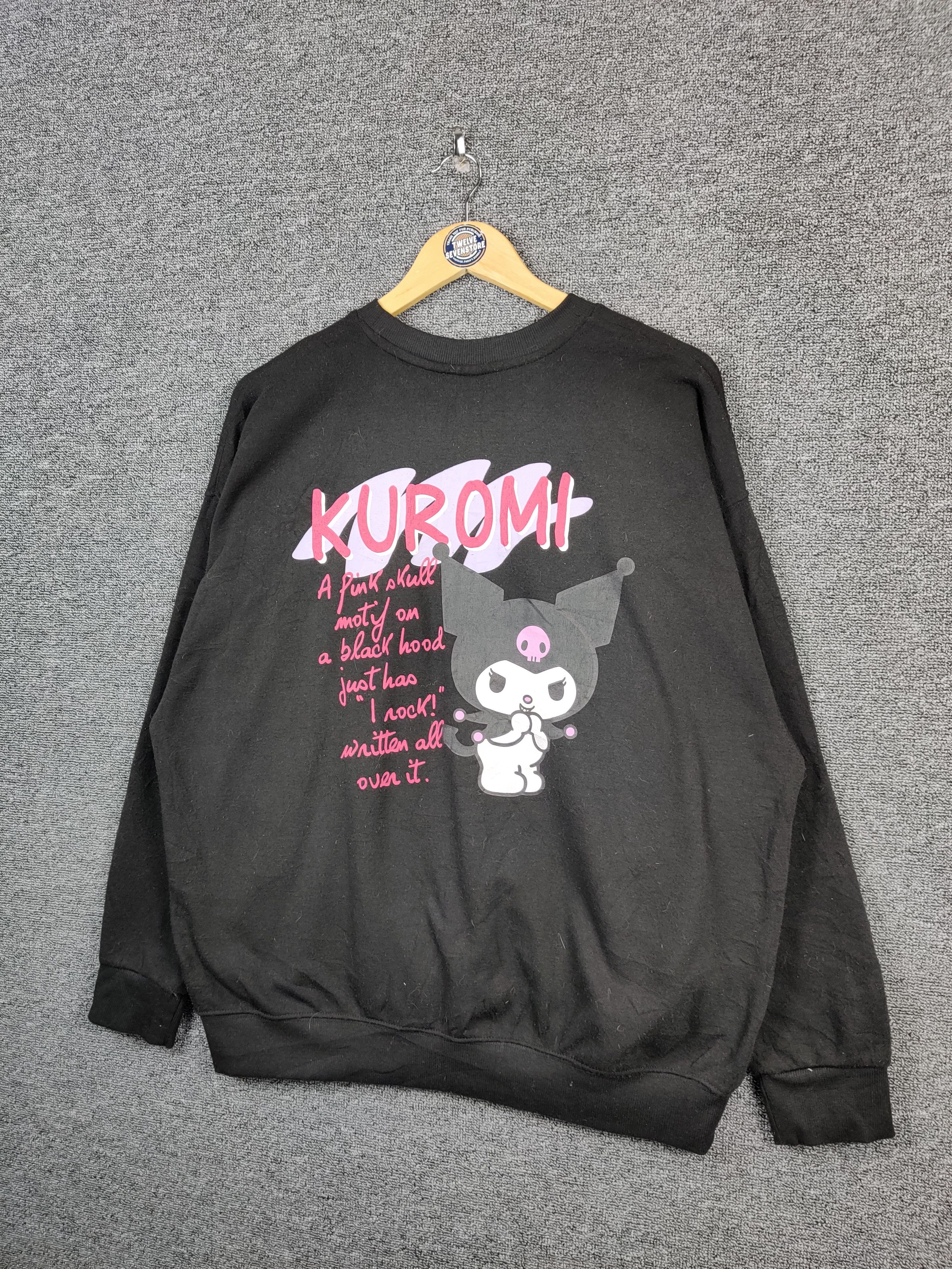 Anime Vintage Kuromi Sanrio Anime Crewneck Sweatshirt Size US XXL / EU 58 / 5 - 2 Thumbnail