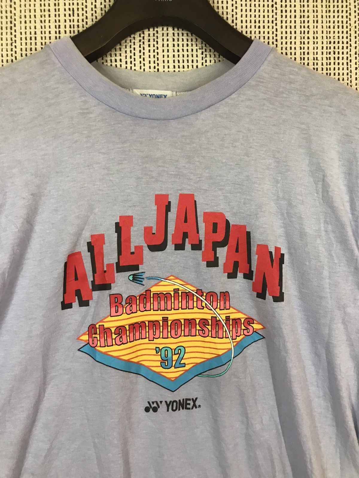 Vintage ‼️VTG YONEX ALL JAPAN BADMINTON CHAMPIONSHIPS 1992 tshirt ‼️ Size US M / EU 48-50 / 2 - 3 Thumbnail