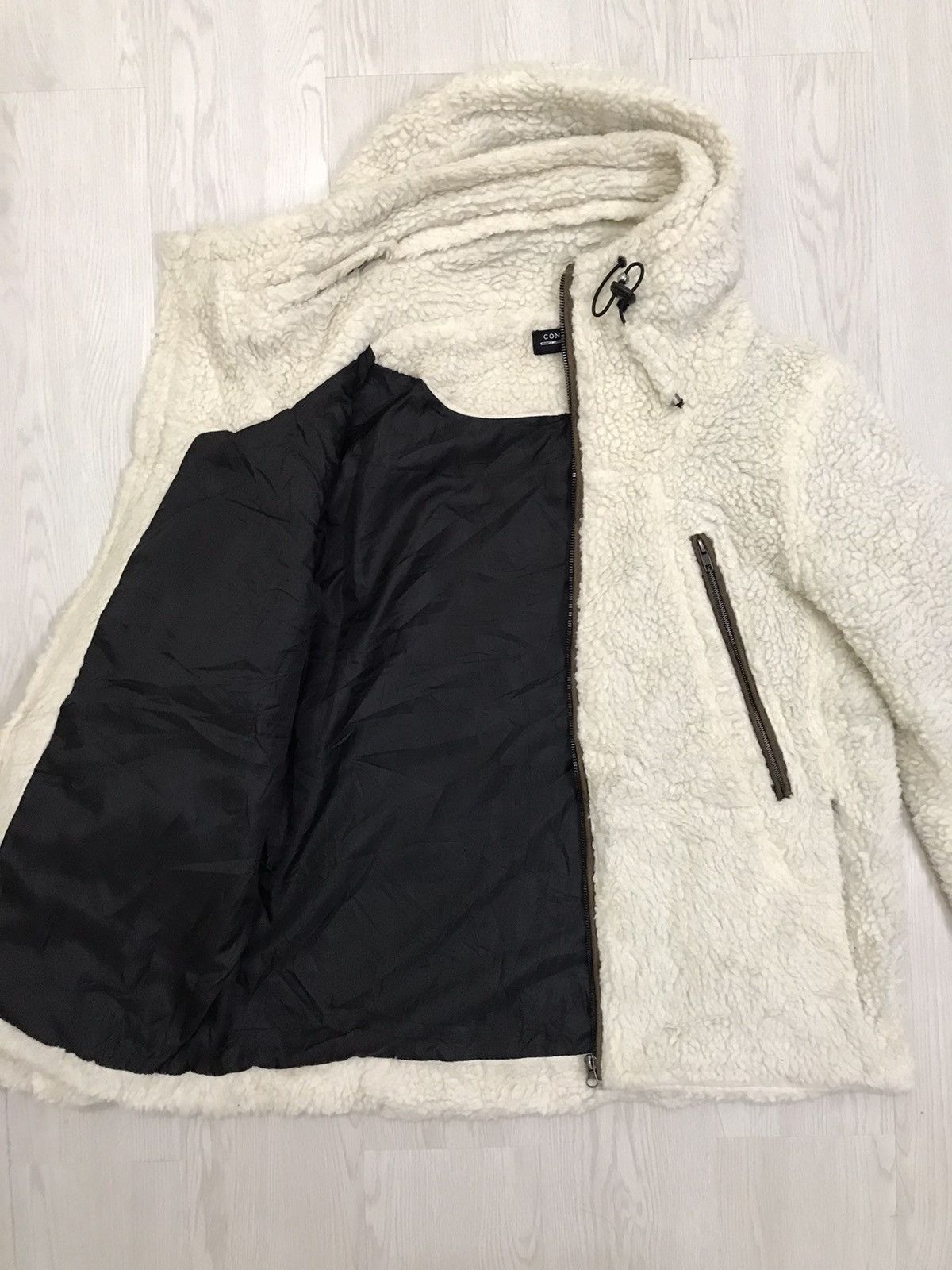 Japanese Brand × Vintage Vintage Japanese Brand Deep Pile Sherpa Jacket Hoodie Size US M / EU 48-50 / 2 - 7 Thumbnail
