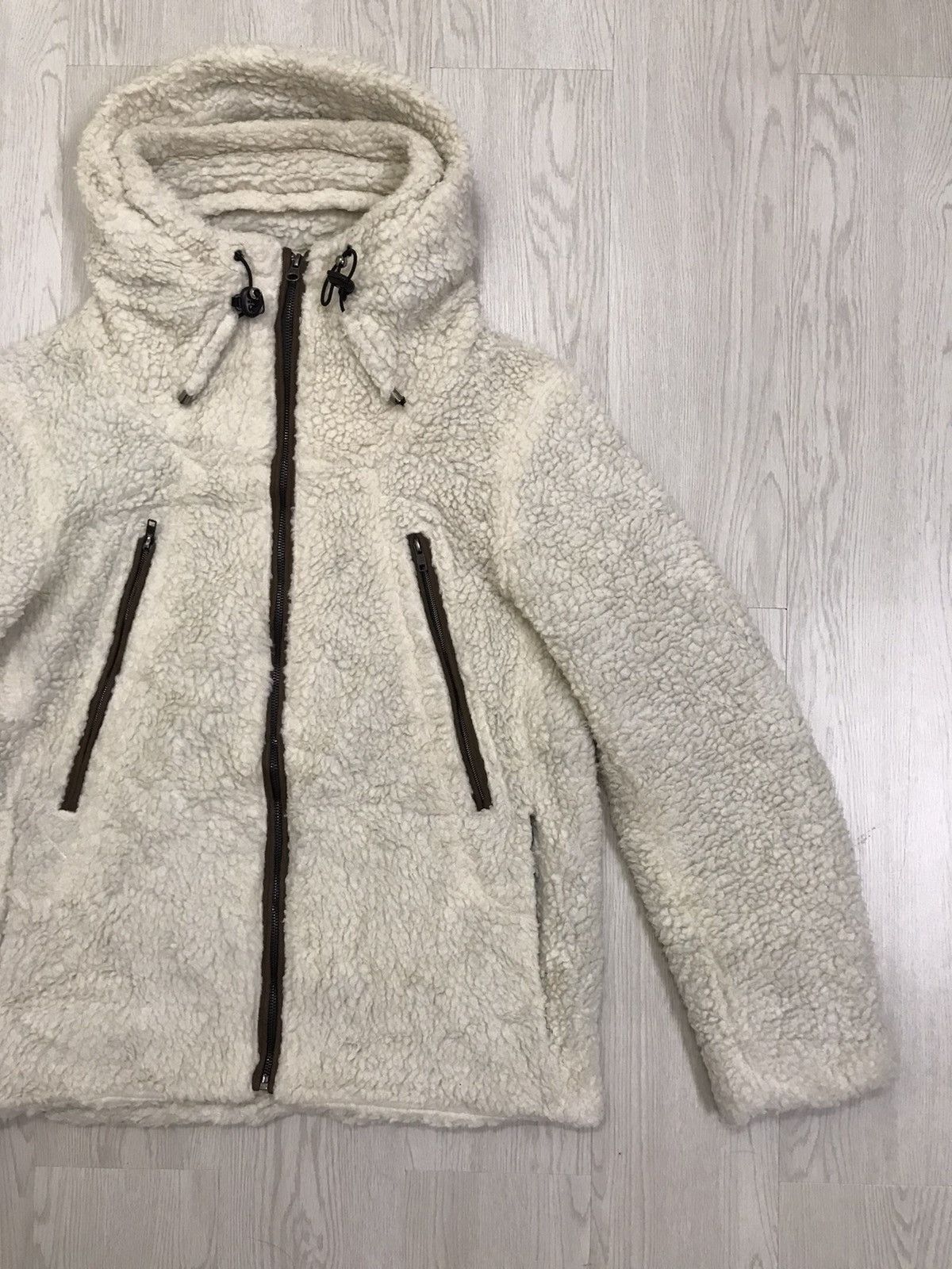 Japanese Brand × Vintage Vintage Japanese Brand Deep Pile Sherpa Jacket Hoodie Size US M / EU 48-50 / 2 - 4 Thumbnail