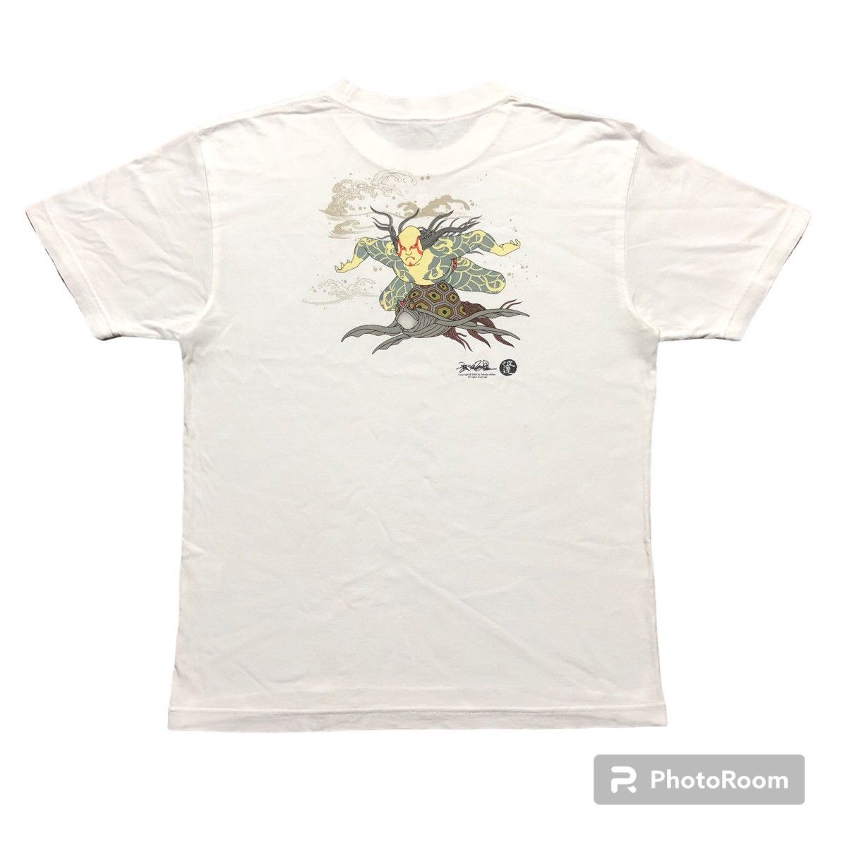 Japanese Brand Rare‼️🔥Vintage Takeda Hideo Designer White T-Shirt Size US M / EU 48-50 / 2 - 1 Thumbnail