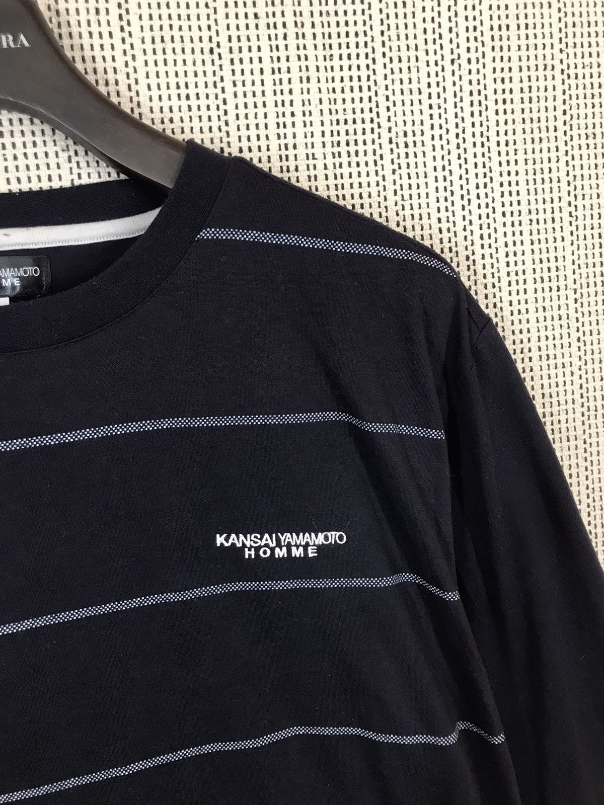 Japanese Brand × Kansai Yamamoto × Vintage ‼️JPN DESIGNER KANSAI YAMAMOTO HOMME TSHIRT LONGSLEEVE ‼️ Size US L / EU 52-54 / 3 - 3 Thumbnail