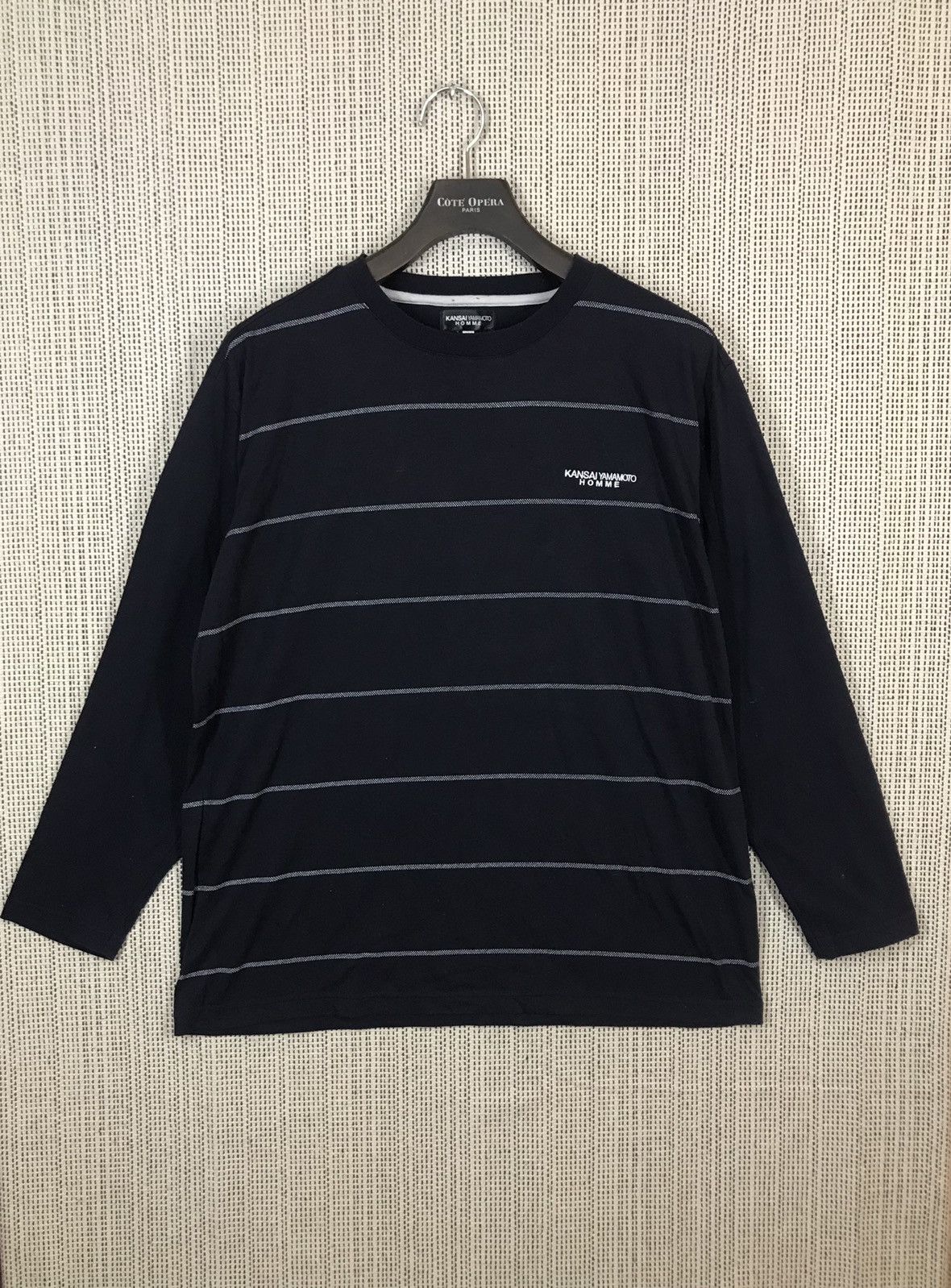 Japanese Brand × Kansai Yamamoto × Vintage ‼️JPN DESIGNER KANSAI YAMAMOTO HOMME TSHIRT LONGSLEEVE ‼️ Size US L / EU 52-54 / 3 - 1 Thumbnail