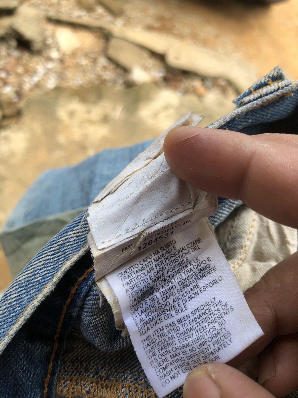 Replay Replay Destress Sashiko Jeans Denim Size US 36 / EU 52 - 7 Thumbnail