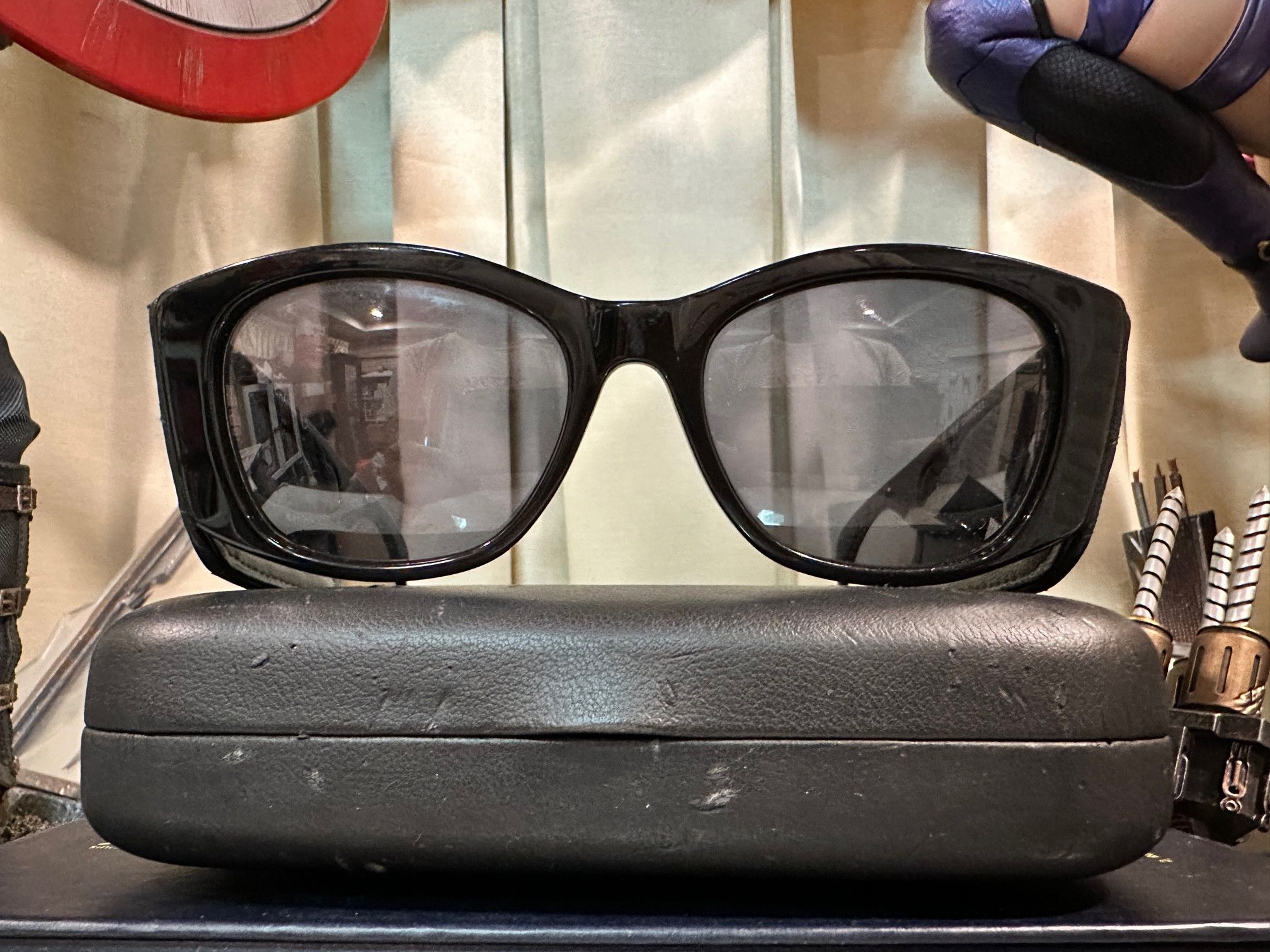 Chanel [FINAL PRICE] Chanel 1988 Leather Vintage Sunglasses Size ONE SIZE - 7 Thumbnail