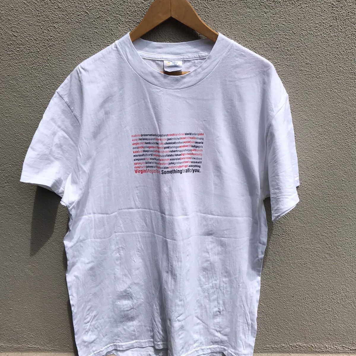 Band Tees Vintage VIRGIN records promo tee bjork twin peaks Size US L / EU 52-54 / 3 - 2 Thumbnail