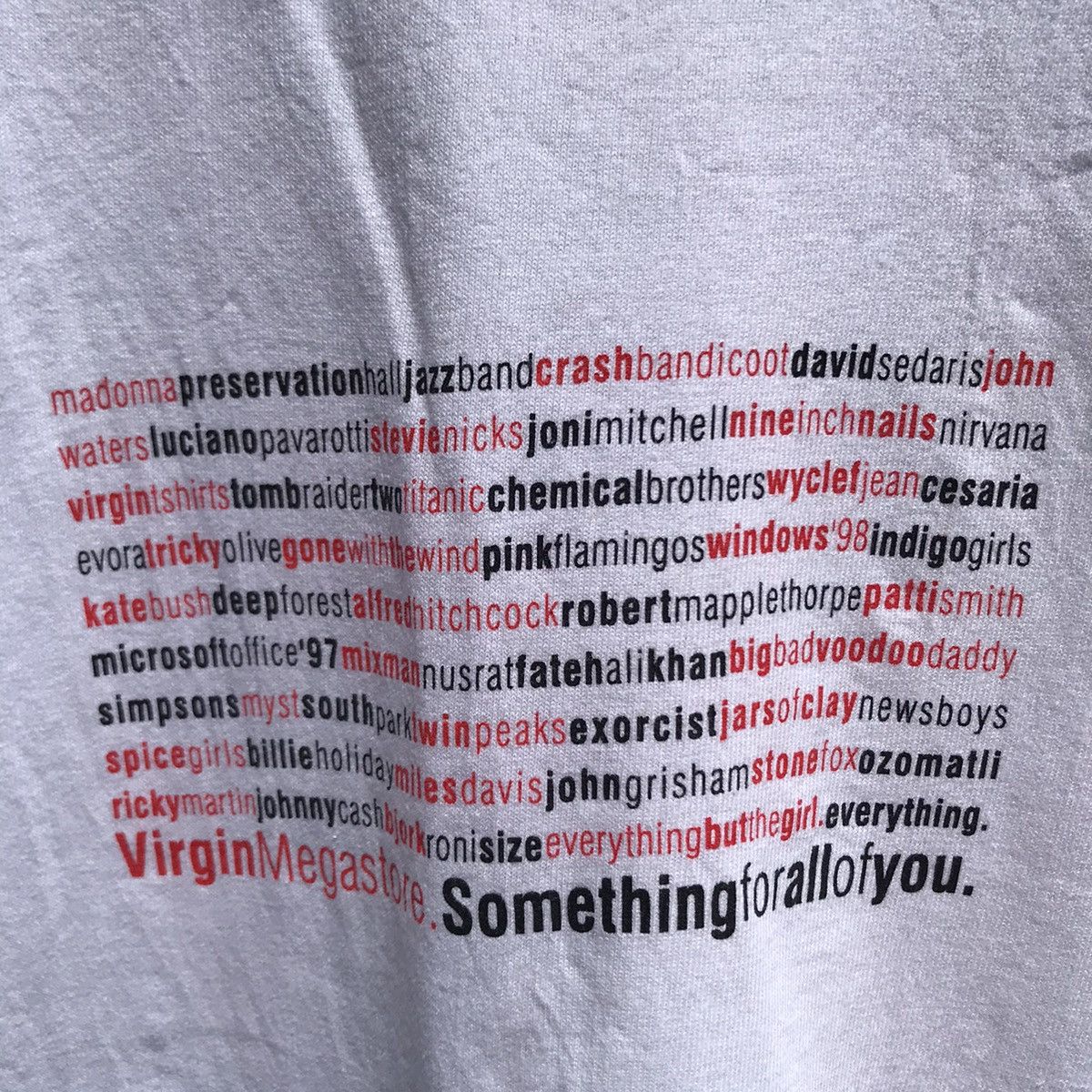 Band Tees Vintage VIRGIN records promo tee bjork twin peaks Size US L / EU 52-54 / 3 - 4 Thumbnail