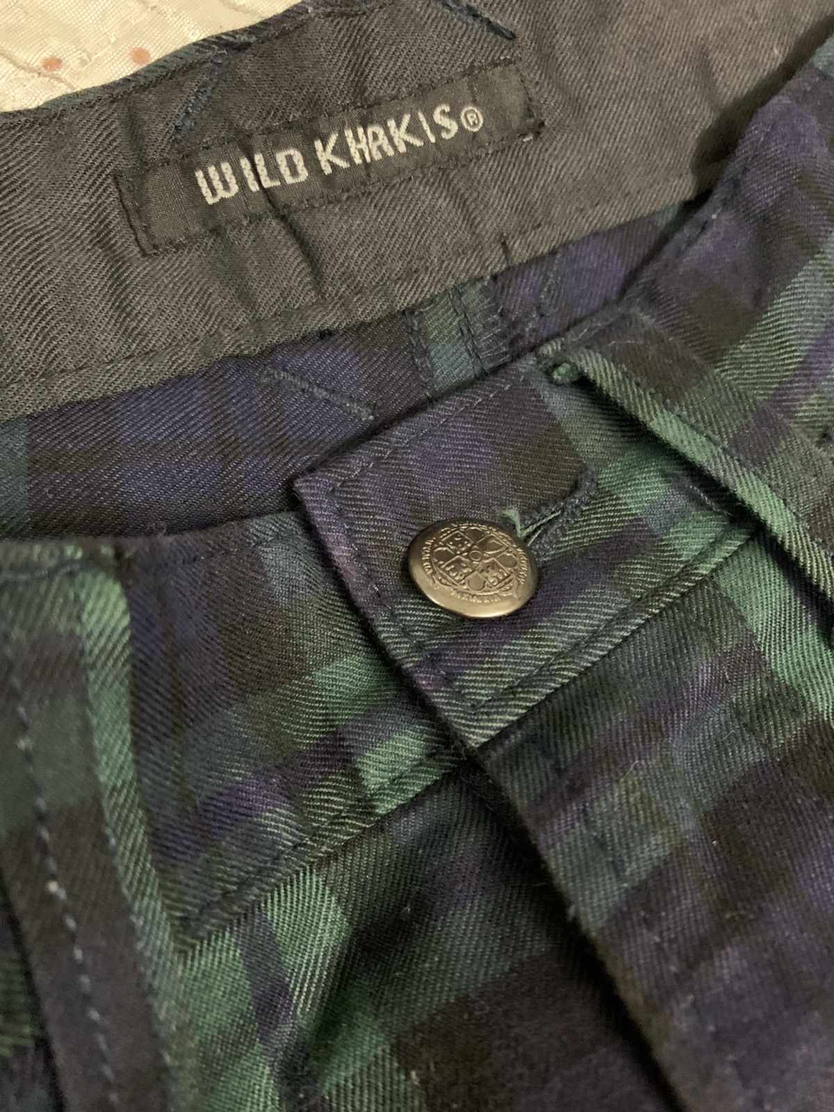 Japanese Brand × Seditionaries Wild Khakis Cargo Tartan Bondage Flare Pants Size US 32 / EU 48 - 7 Thumbnail