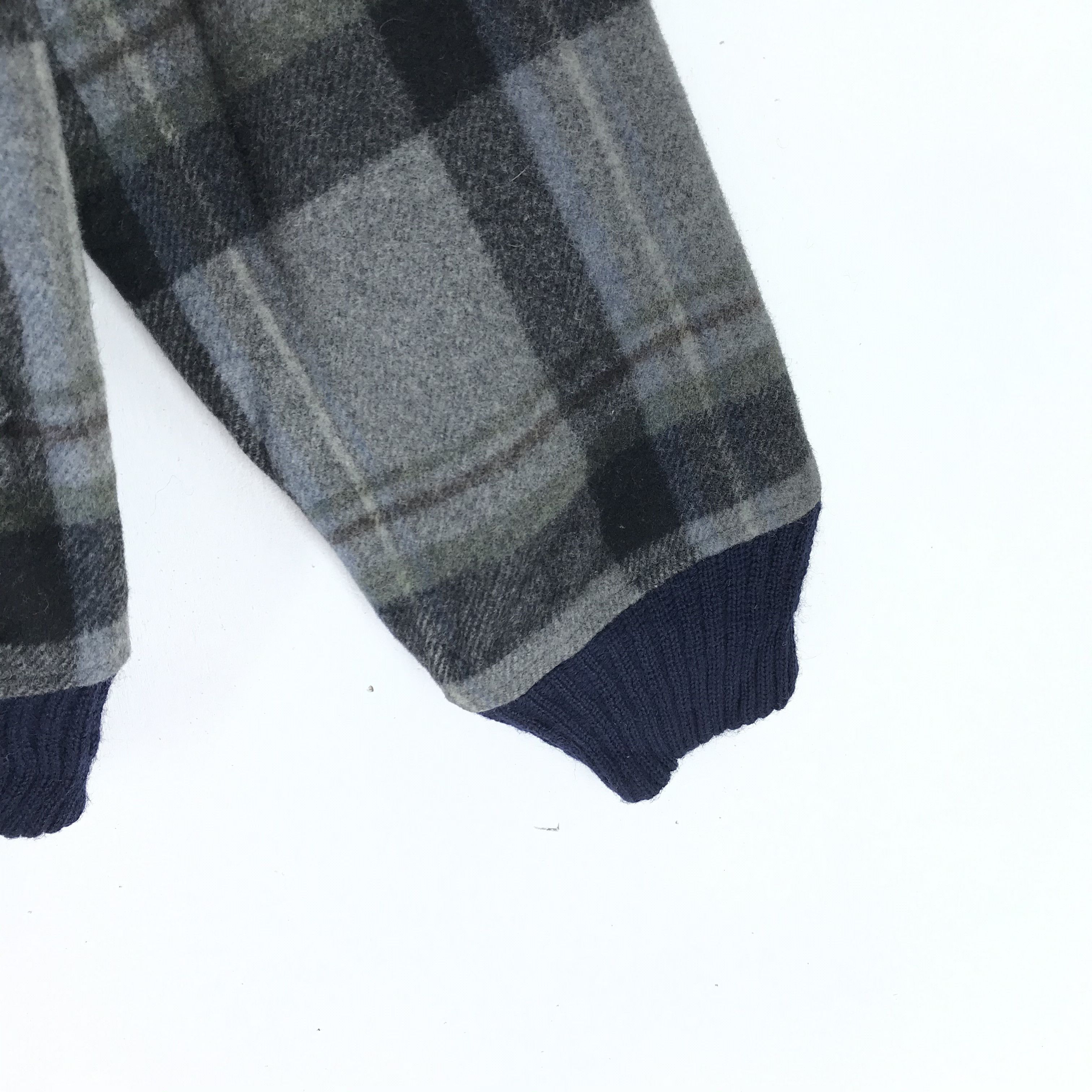 Vintage Town & Country Tartan Wool Varsity Jacket #2207-86 Size US M / EU 48-50 / 2 - 4 Thumbnail