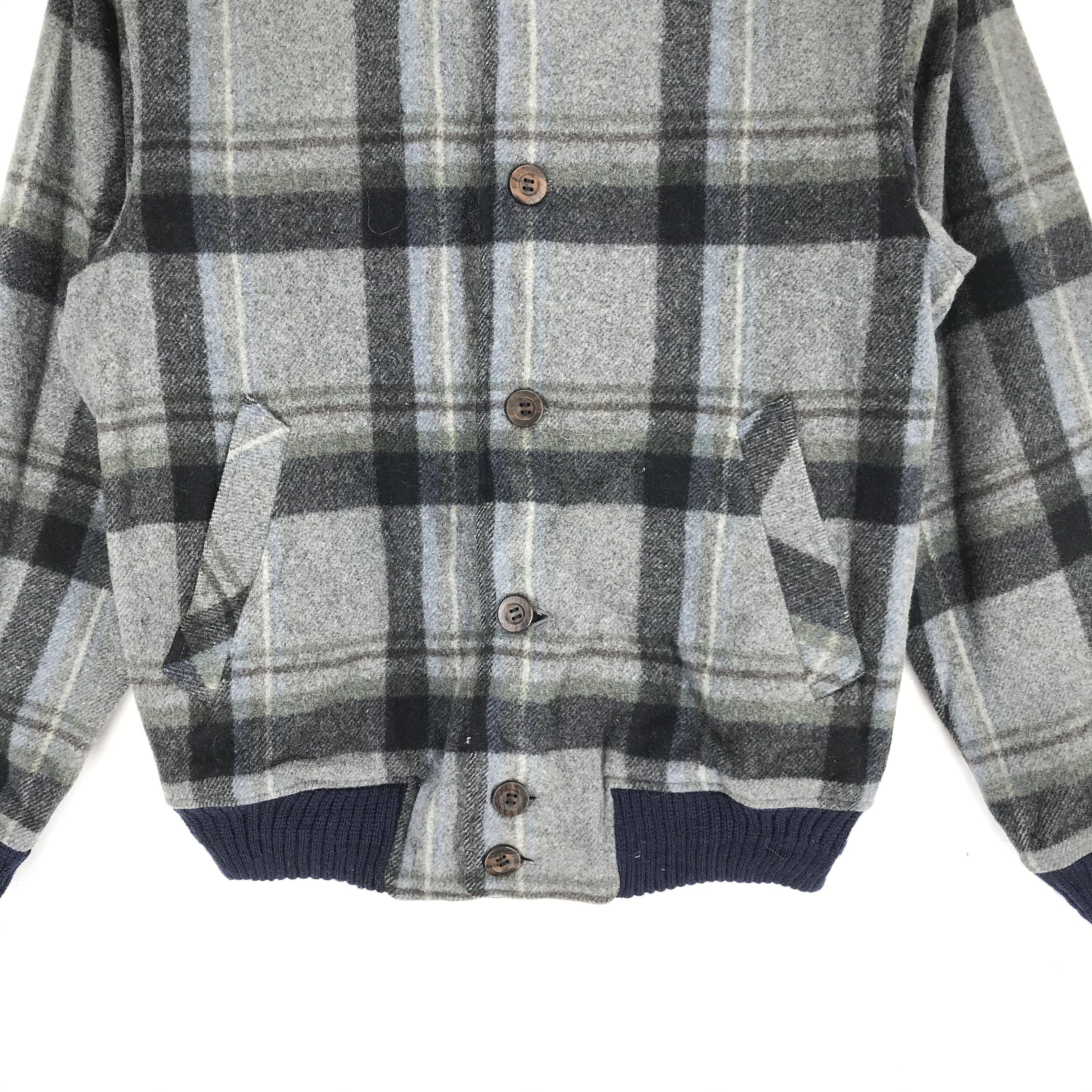 Vintage Town & Country Tartan Wool Varsity Jacket #2207-86 Size US M / EU 48-50 / 2 - 3 Thumbnail