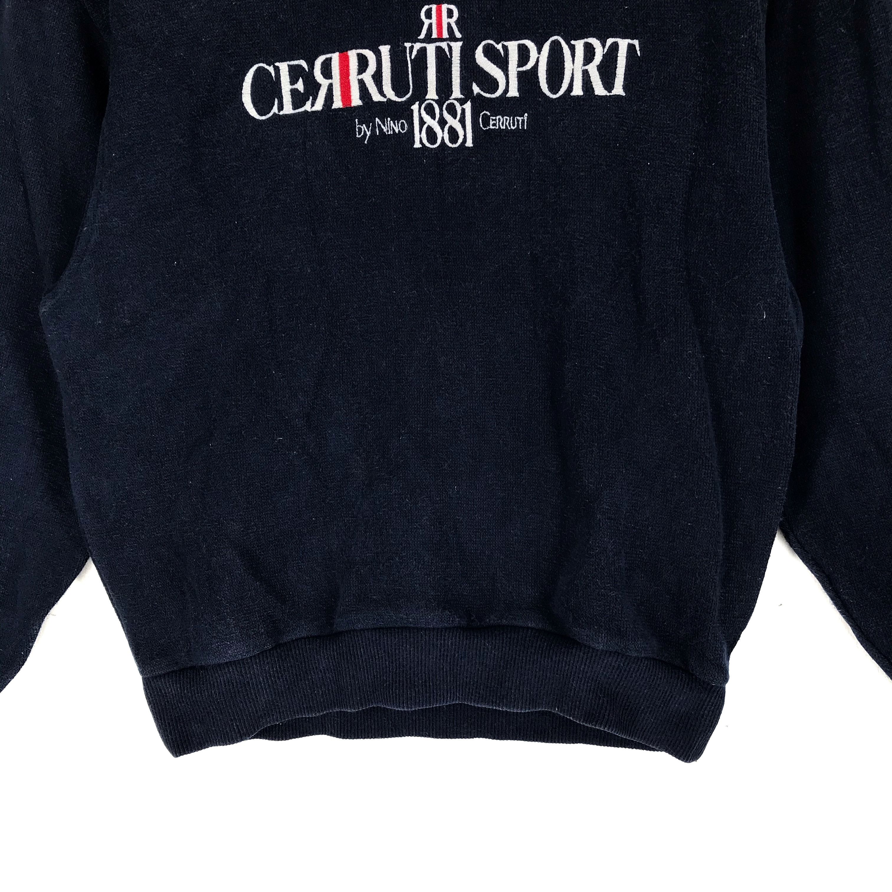 Cerruti 1881 CERRUTI SPORT 1881 Embroidery Big Logo Sweatshirt #2139-83 Size S / US 4 / IT 40 - 4 Thumbnail