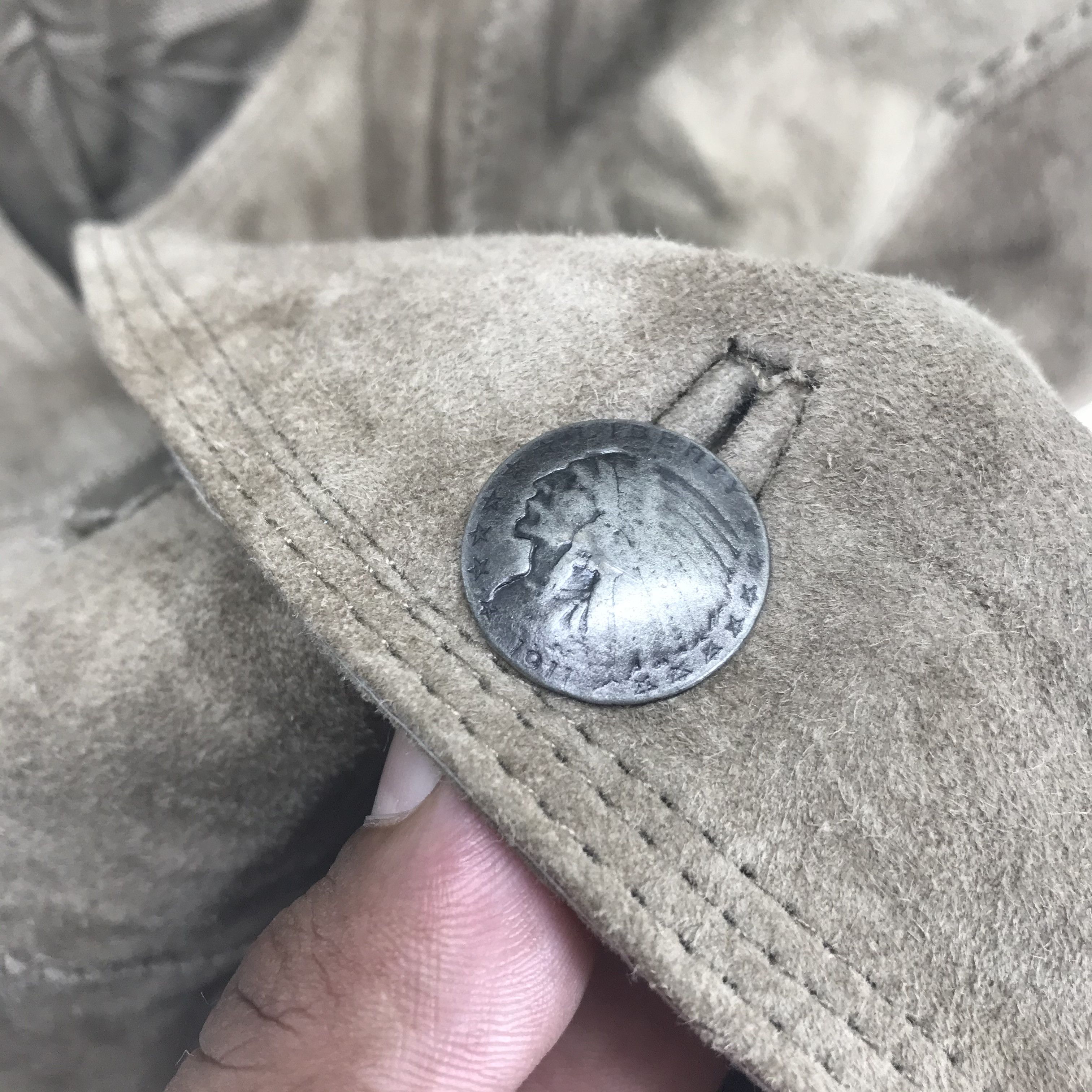 Genuine Leather Rare🔥 Goa Deconstructed Suede Leather Vest #2188-85 Size US S / EU 44-46 / 1 - 18 Thumbnail
