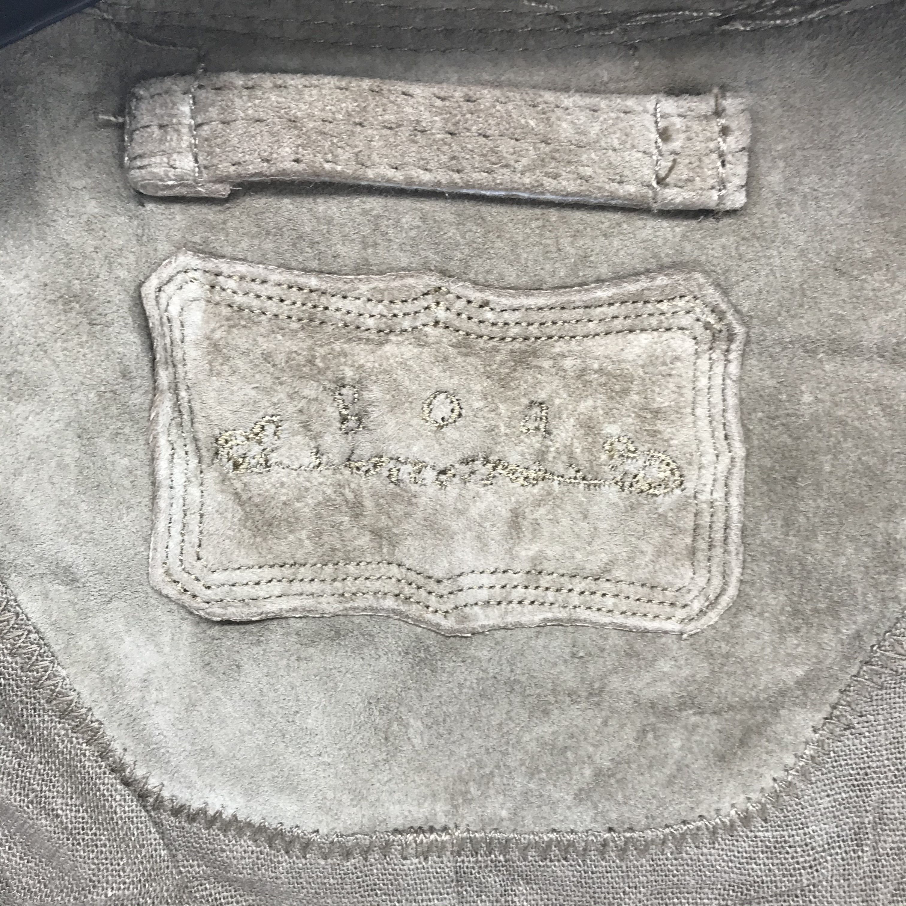 Genuine Leather Rare🔥 Goa Deconstructed Suede Leather Vest #2188-85 Size US S / EU 44-46 / 1 - 20 Thumbnail