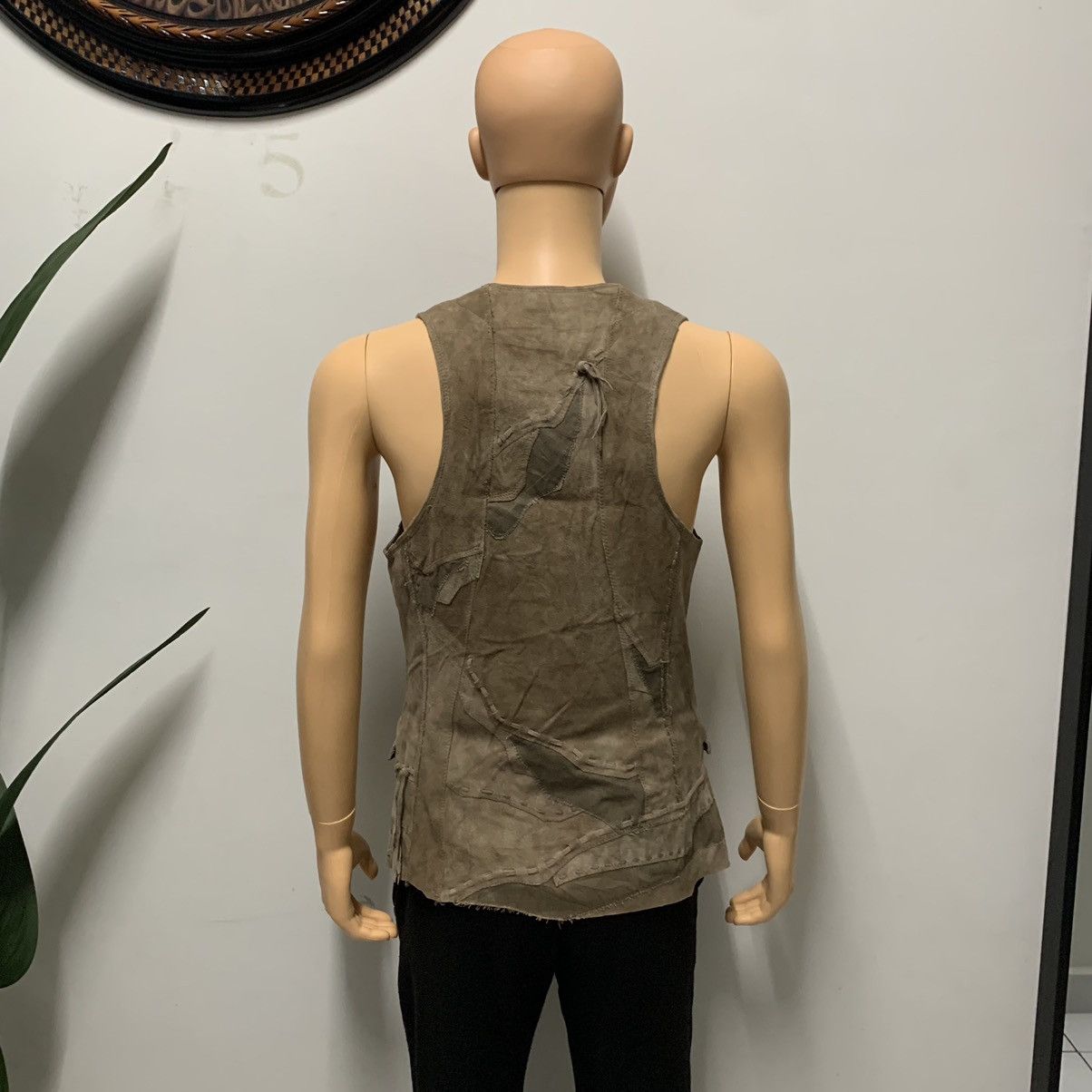 Genuine Leather Rare🔥 Goa Deconstructed Suede Leather Vest #2188-85 Size US S / EU 44-46 / 1 - 10 Thumbnail