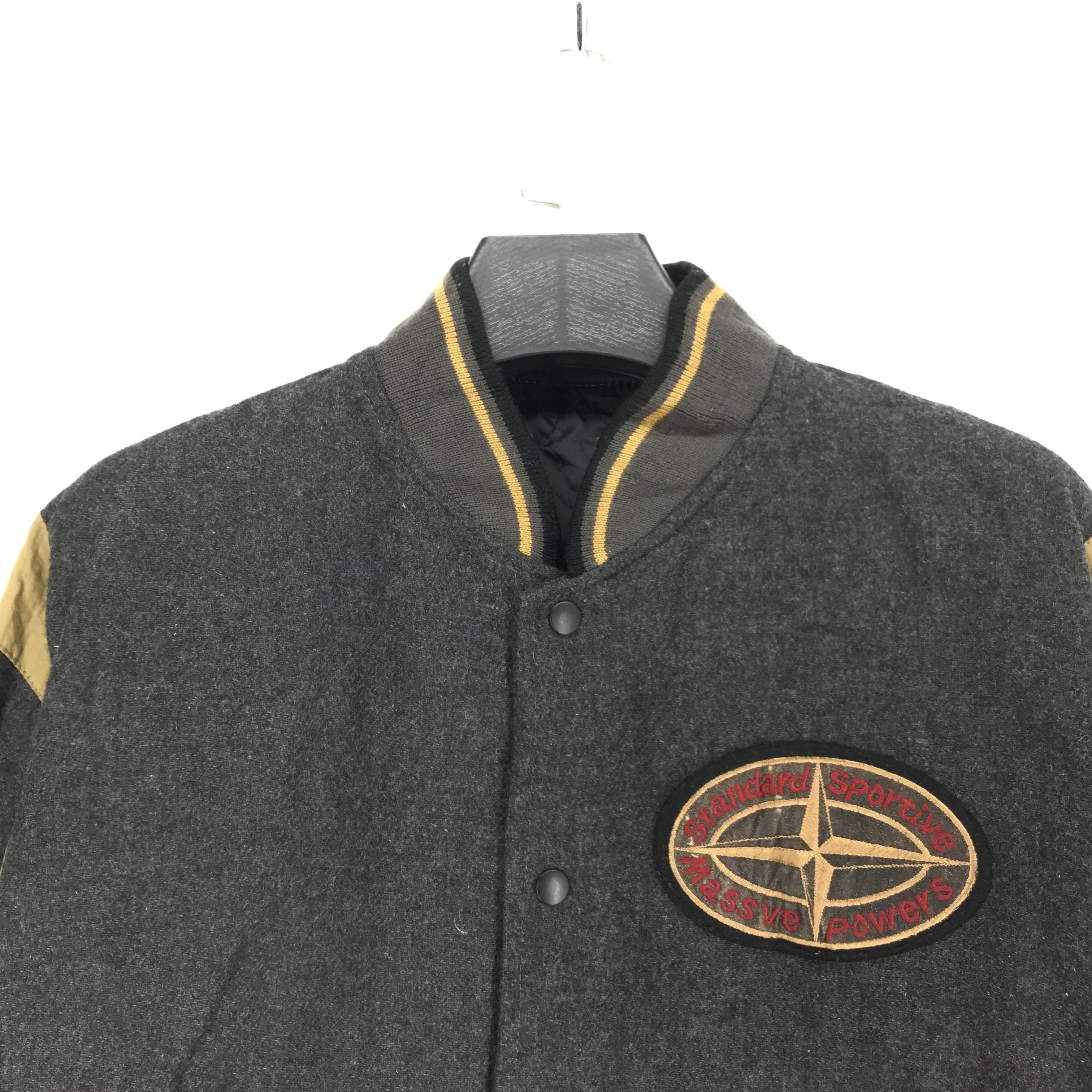 Japanese Brand Standard Sportive Massive Powers Wool Varsity #2204-86 Size US M / EU 48-50 / 2 - 2 Thumbnail