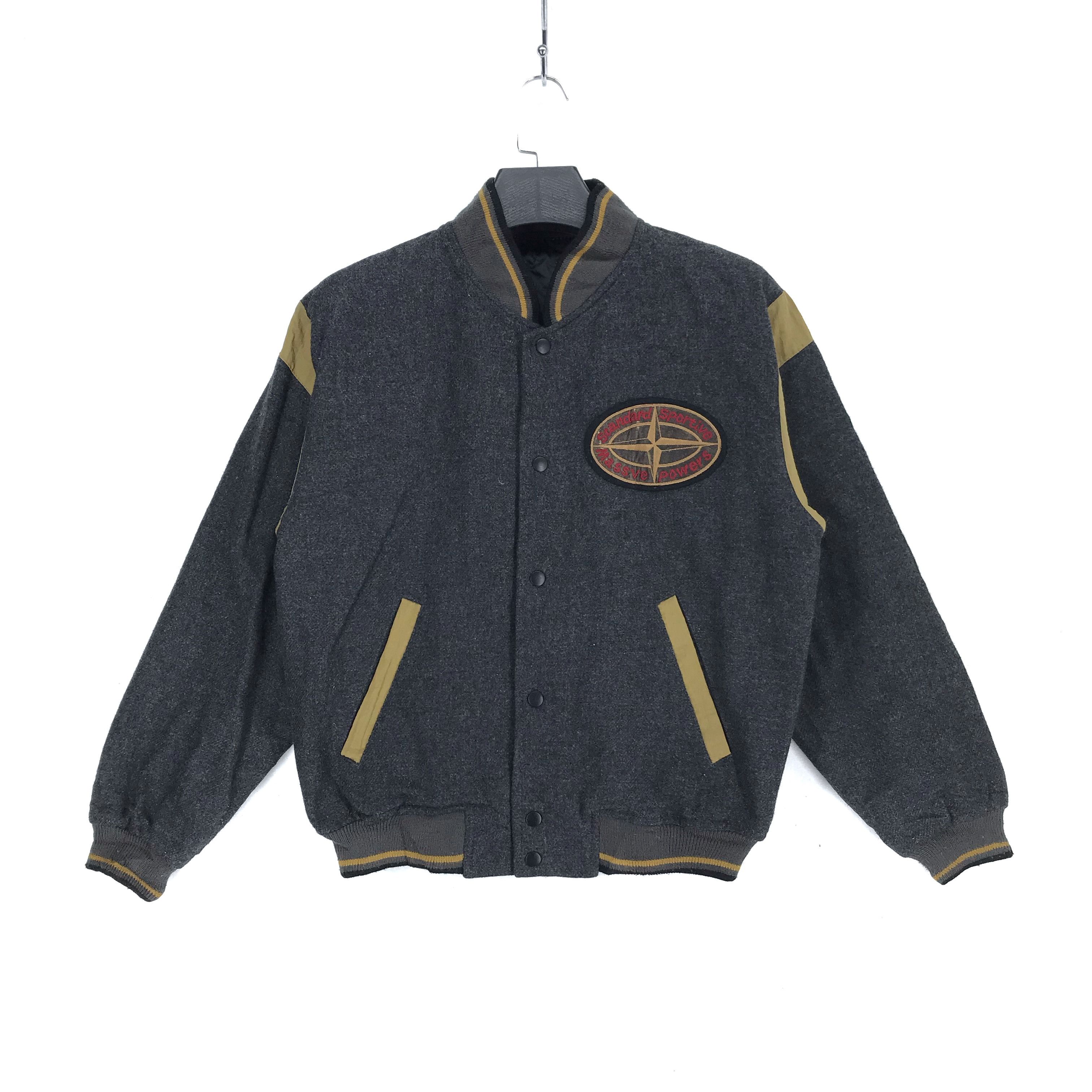 Japanese Brand Standard Sportive Massive Powers Wool Varsity #2204-86 Size US M / EU 48-50 / 2 - 1 Thumbnail