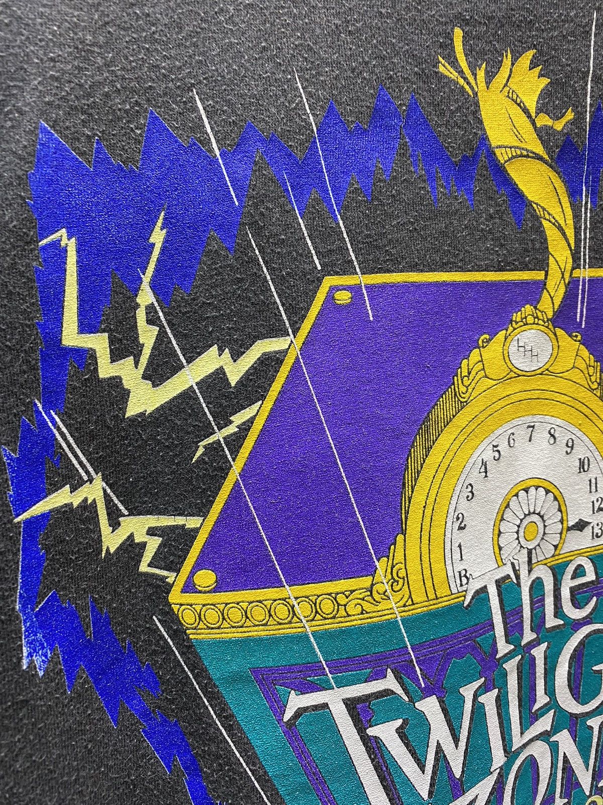 Cartoon Network × Disney × Vintage Vintage 90s Disney The Twilight Zone Tower Of Terror T Shirt Size US M / EU 48-50 / 2 - 10 Thumbnail