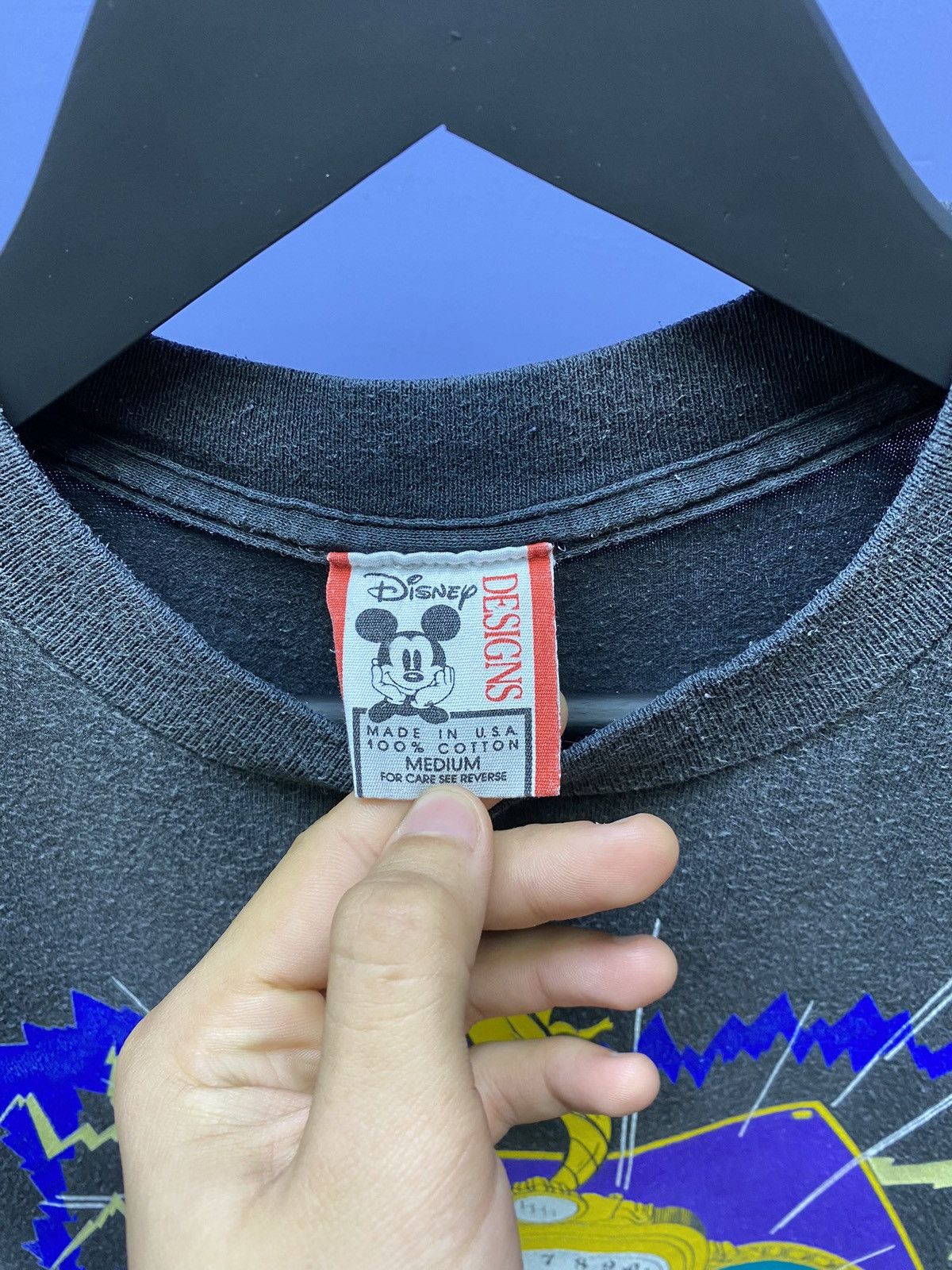 Cartoon Network × Disney × Vintage Vintage 90s Disney The Twilight Zone Tower Of Terror T Shirt Size US M / EU 48-50 / 2 - 17 Thumbnail