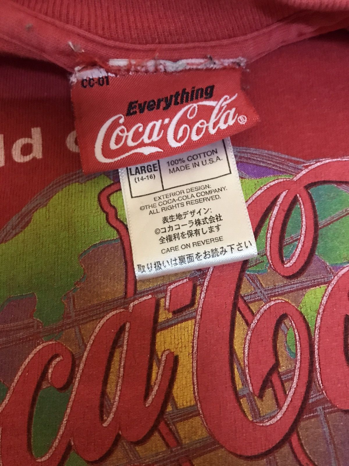Coca Cola × Vintage World of Coca cola 1997 Size US S / EU 44-46 / 1 - 2 Thumbnail