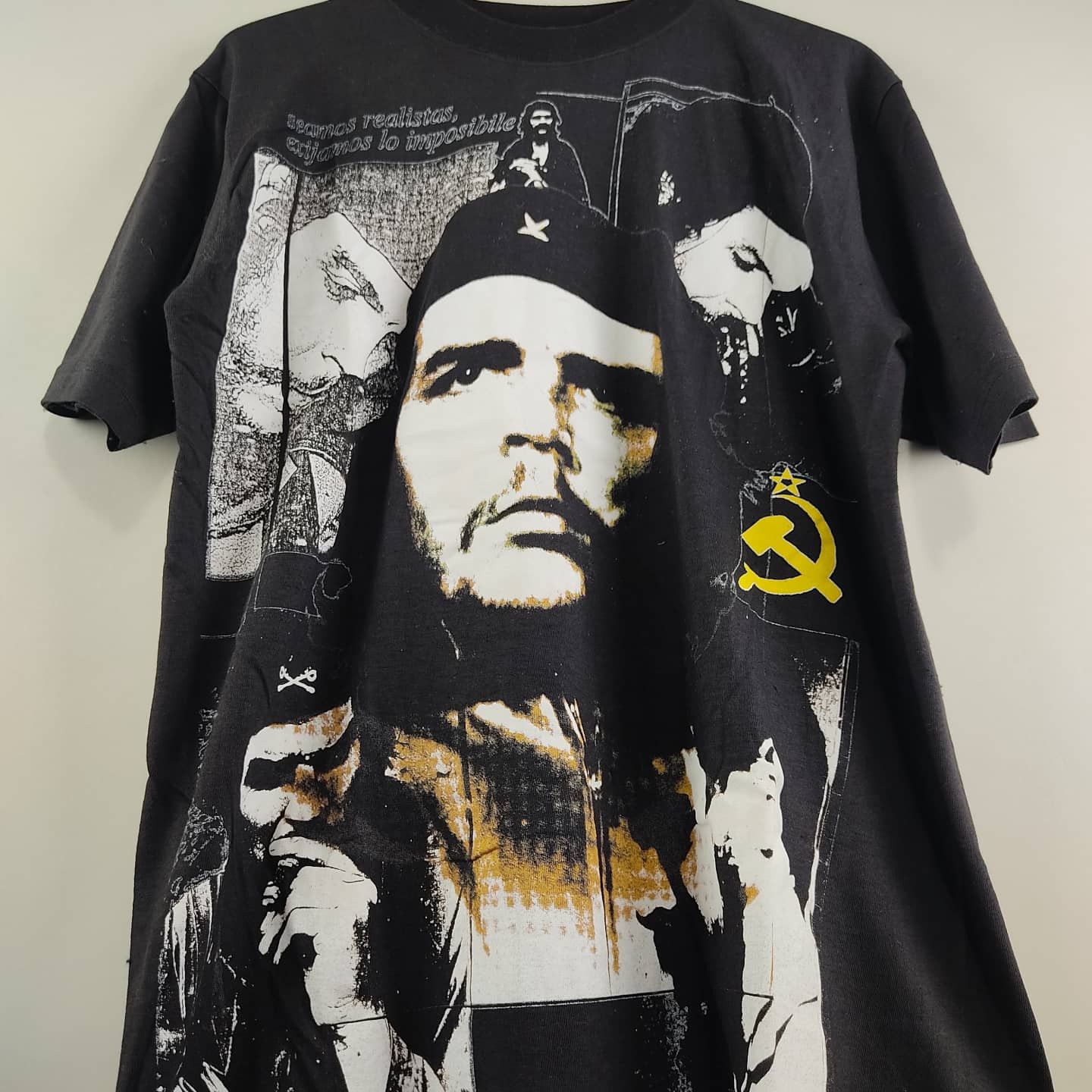 Band Tees × Rap Tees × Vintage 90's Che Guevara Enterprise Mega Print Size US XL / EU 56 / 4 - 4 Thumbnail