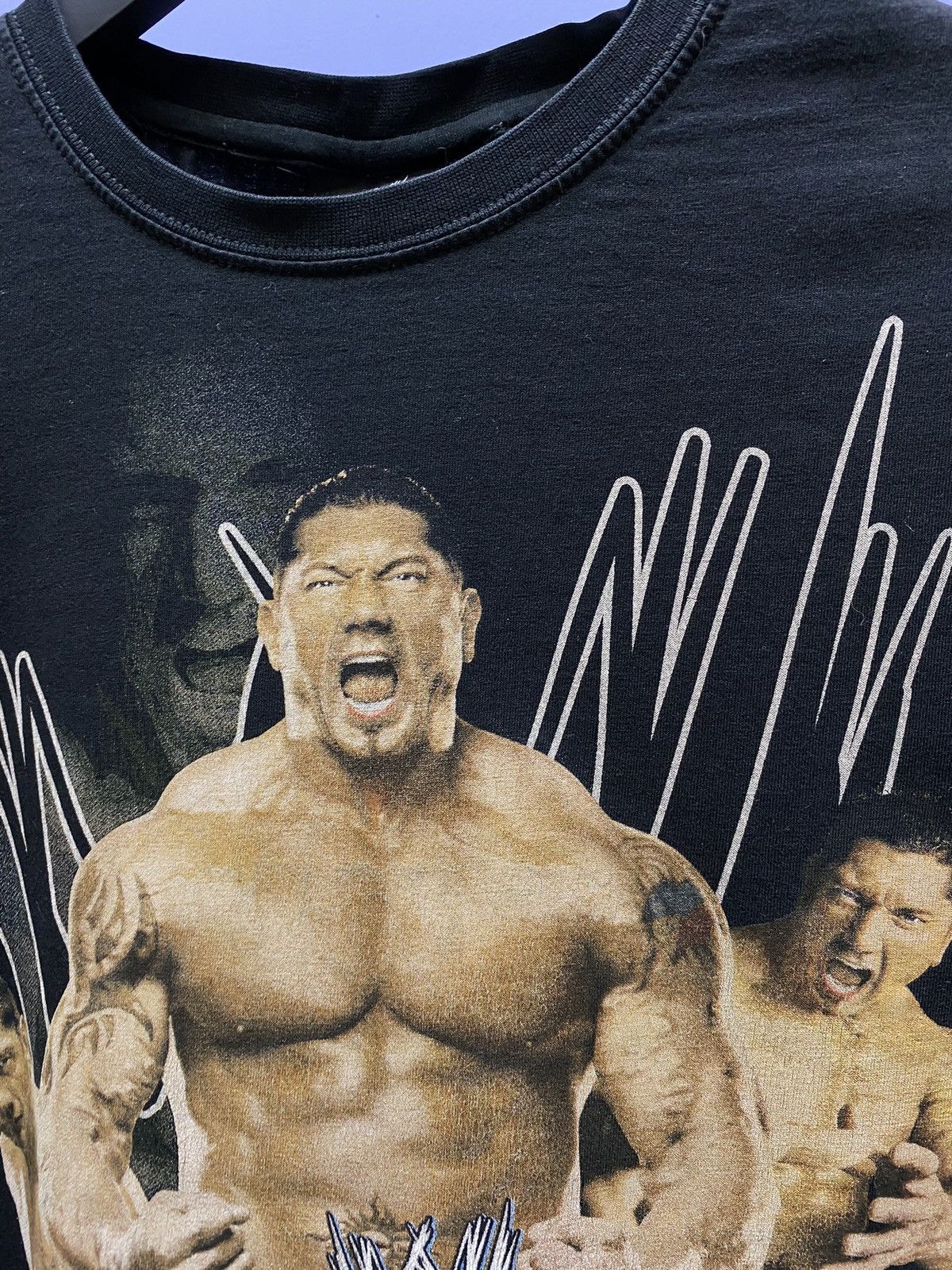 WWE WWE 2008 Batista SmackDown Wrestling T Shirt Size US M / EU 48-50 / 2 - 10 Thumbnail