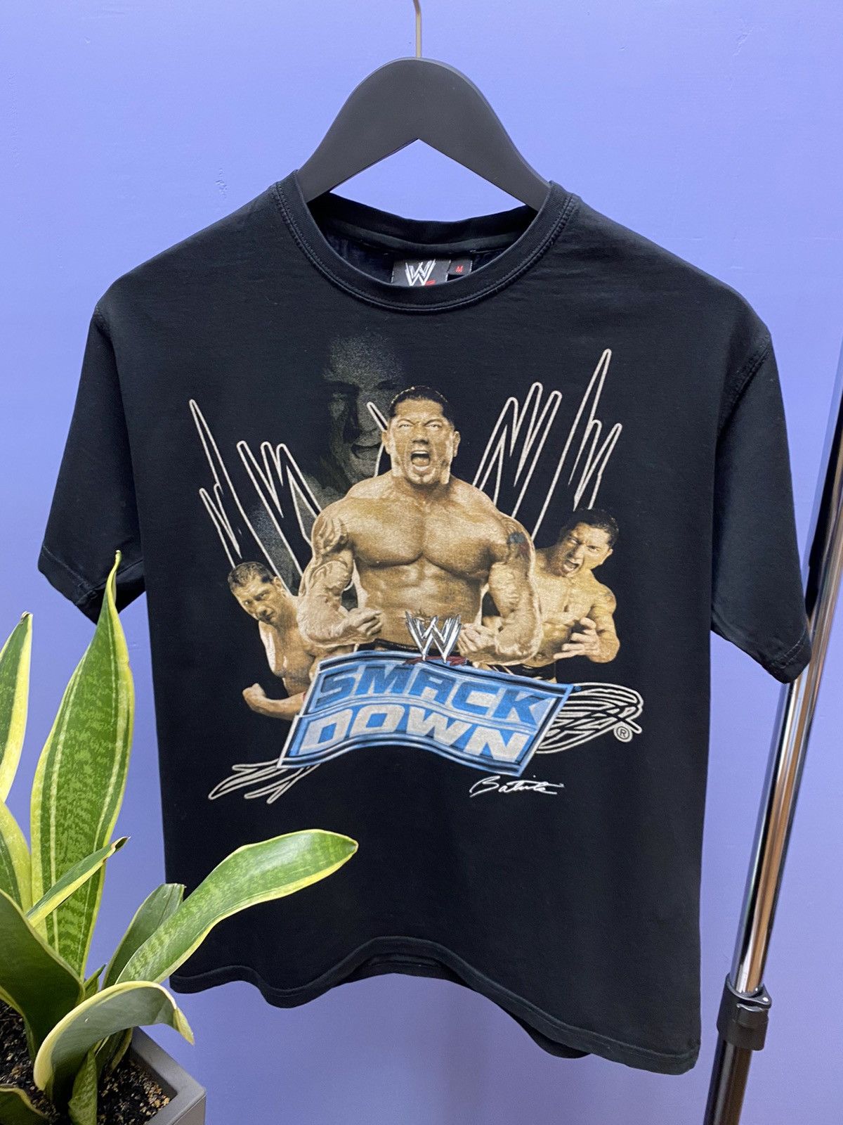 WWE WWE 2008 Batista SmackDown Wrestling T Shirt Size US M / EU 48-50 / 2 - 5 Thumbnail