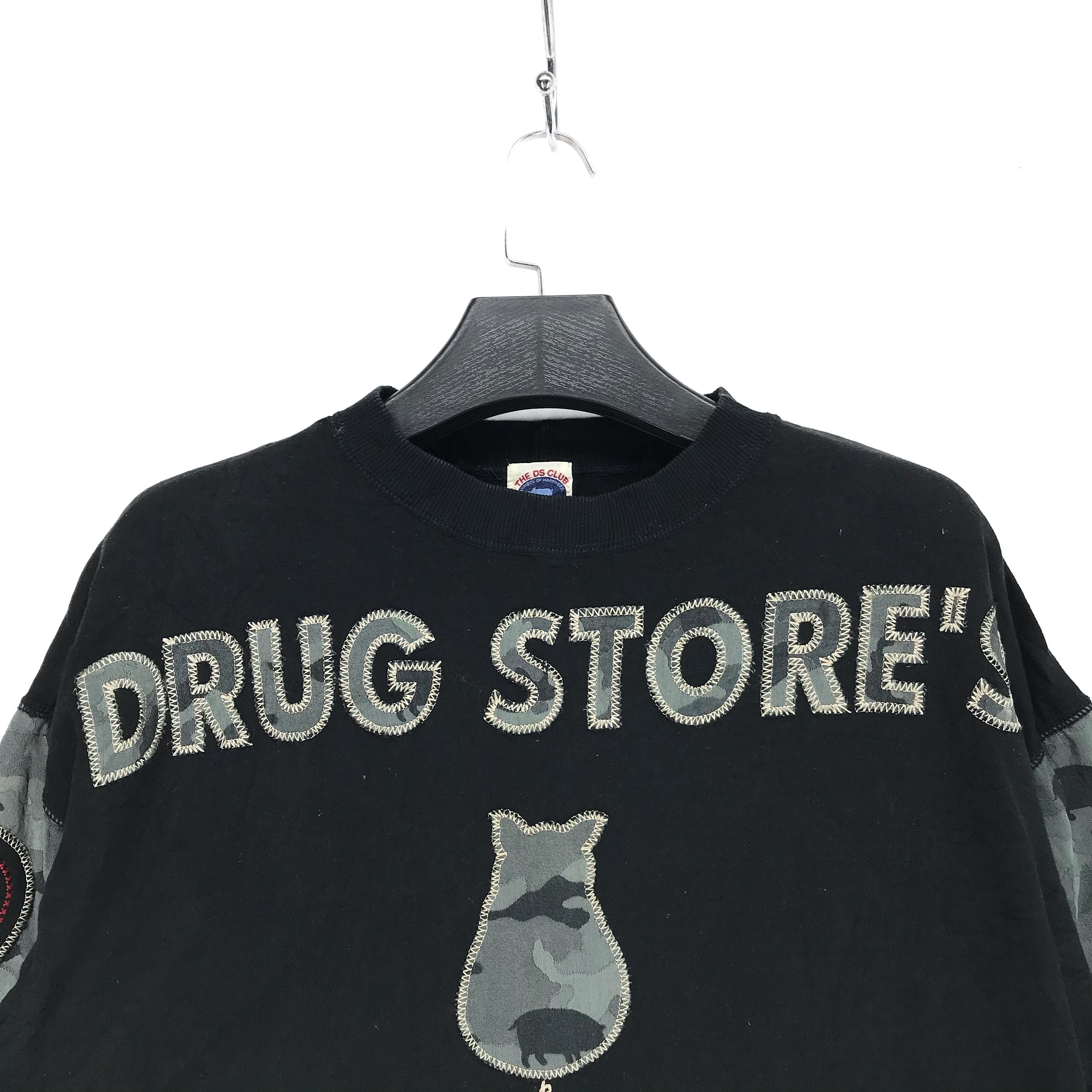 Japanese Brand The Drug Store's Club Camo Big Logo LS Shirt #2138-83 Size US M / EU 48-50 / 2 - 2 Thumbnail