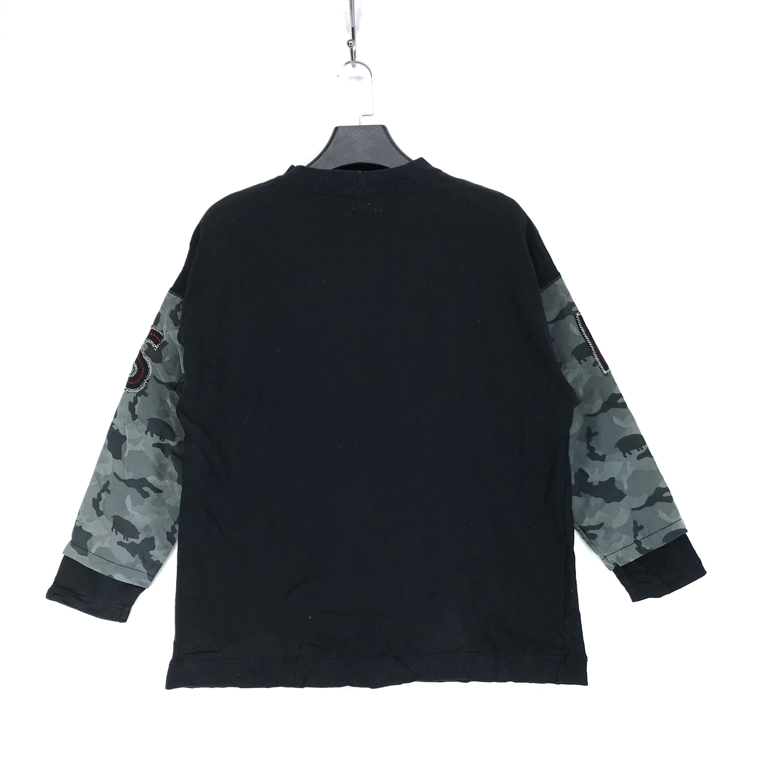 Japanese Brand The Drug Store's Club Camo Big Logo LS Shirt #2138-83 Size US M / EU 48-50 / 2 - 9 Thumbnail