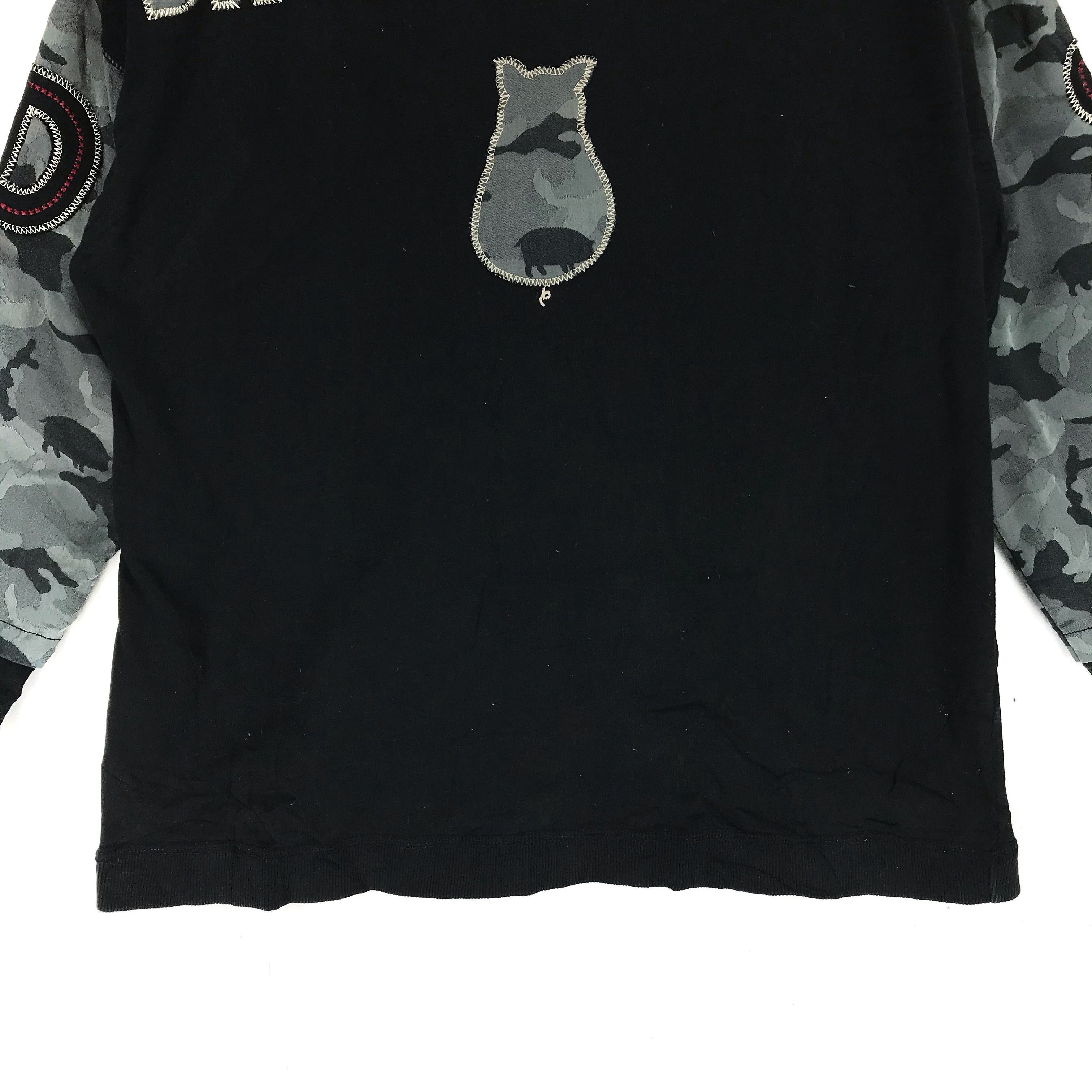 Japanese Brand The Drug Store's Club Camo Big Logo LS Shirt #2138-83 Size US M / EU 48-50 / 2 - 3 Thumbnail