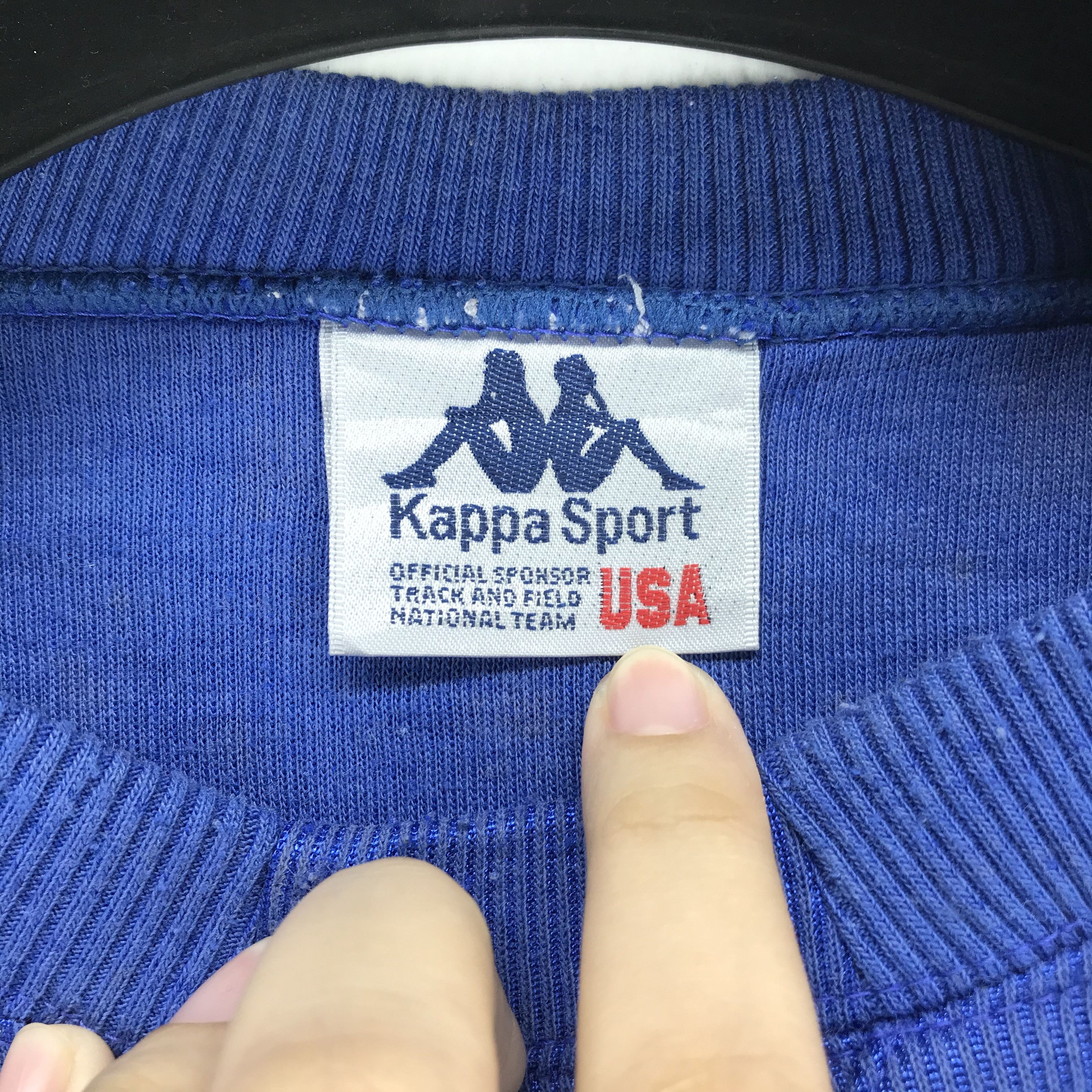 Kappa Vintage Kappa Sport USA Big Logo Sweatshirt #2123-83 Size US M / EU 48-50 / 2 - 7 Thumbnail