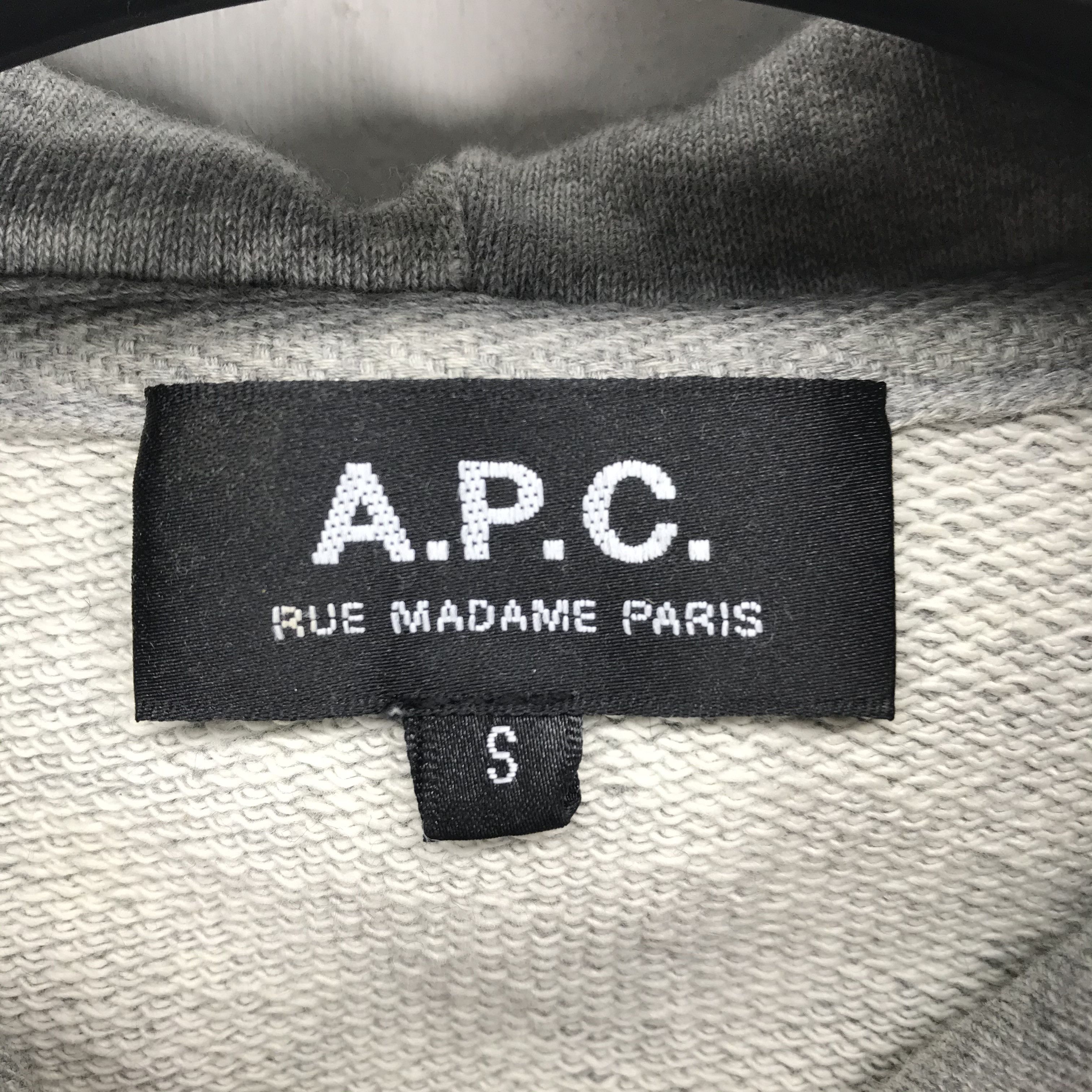 A.P.C. APC 87 Big Logo Pullover Hoodies #2193-85 Size US S / EU 44-46 / 1 - 7 Thumbnail