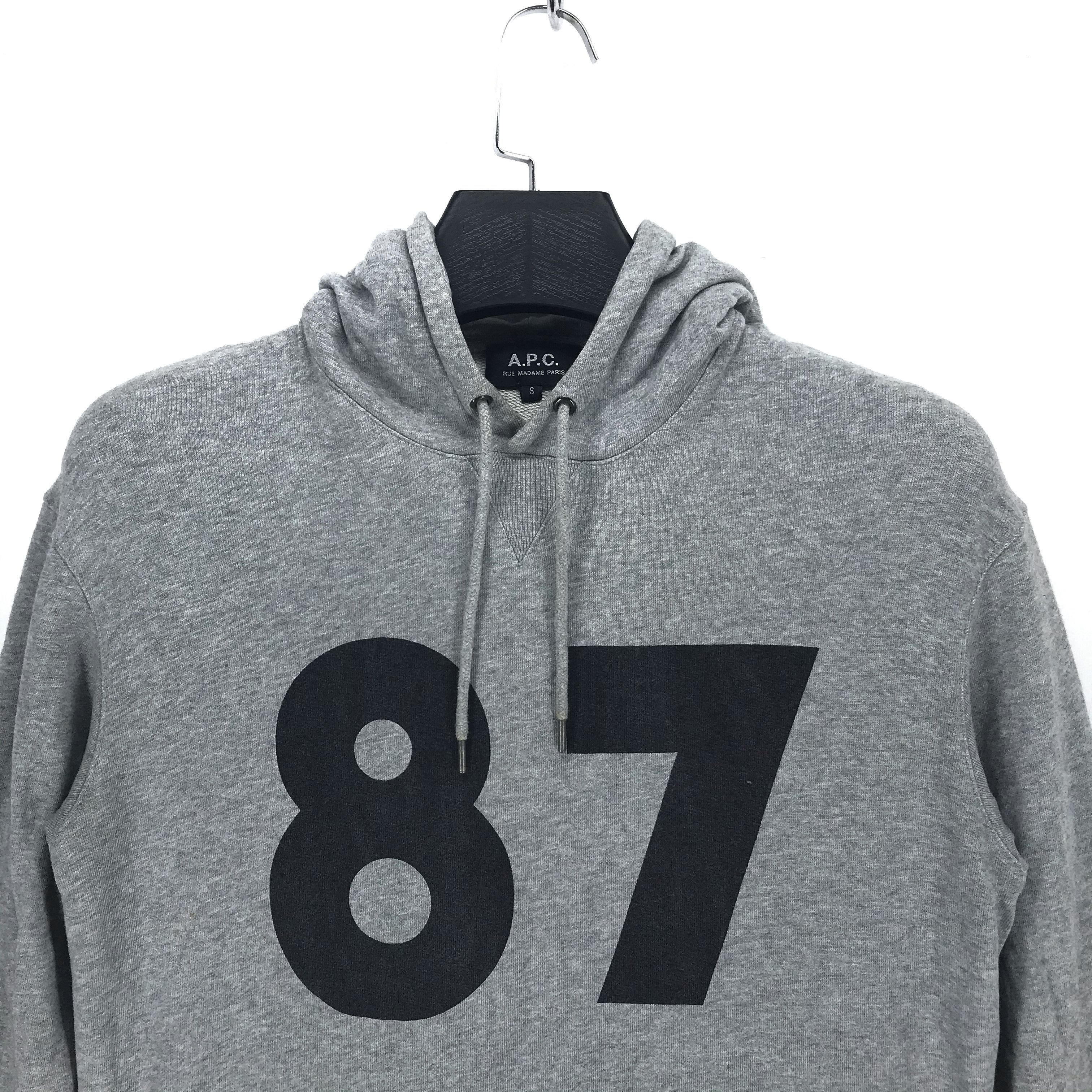 A.P.C. APC 87 Big Logo Pullover Hoodies #2193-85 Size US S / EU 44-46 / 1 - 2 Thumbnail