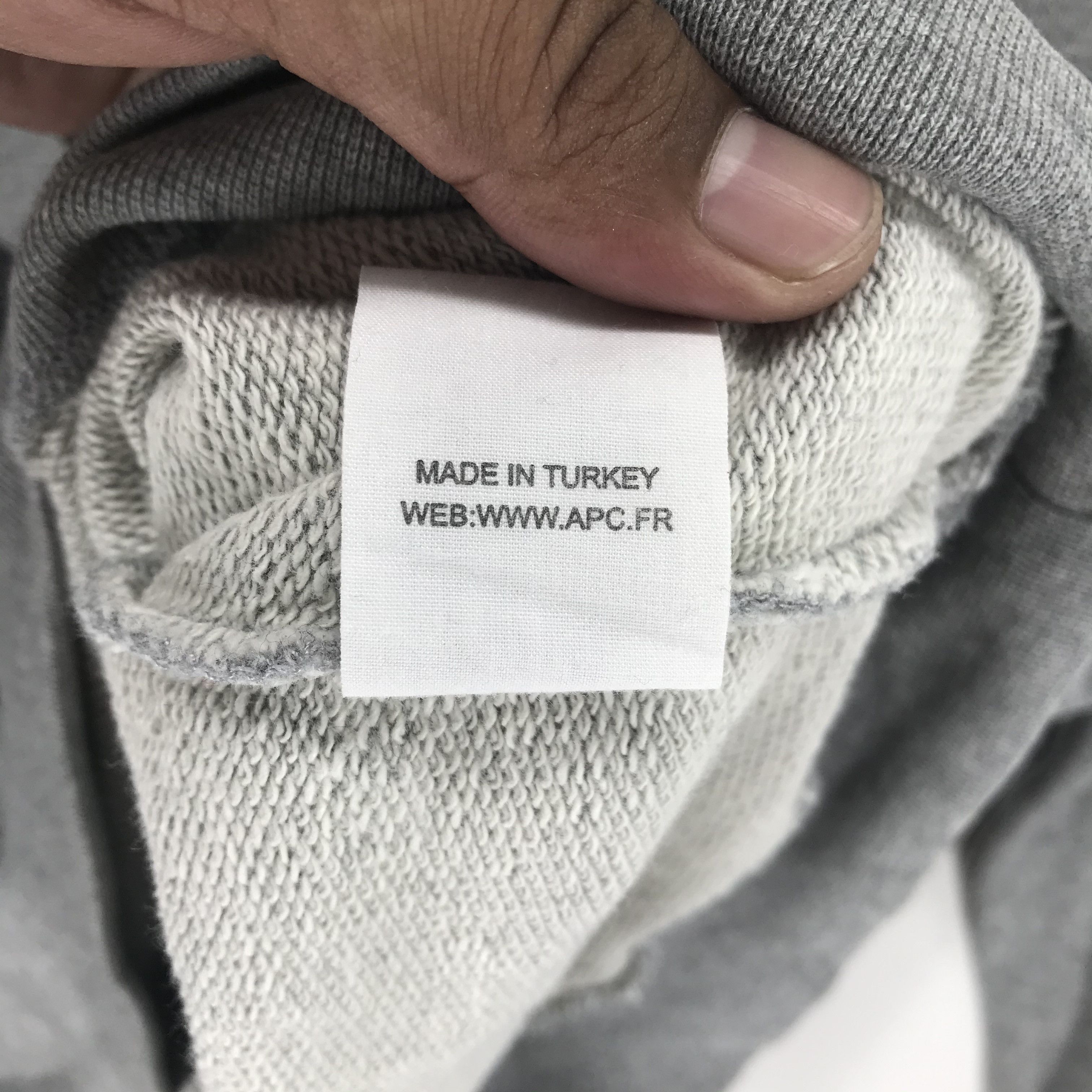 A.P.C. APC 87 Big Logo Pullover Hoodies #2193-85 Size US S / EU 44-46 / 1 - 9 Thumbnail