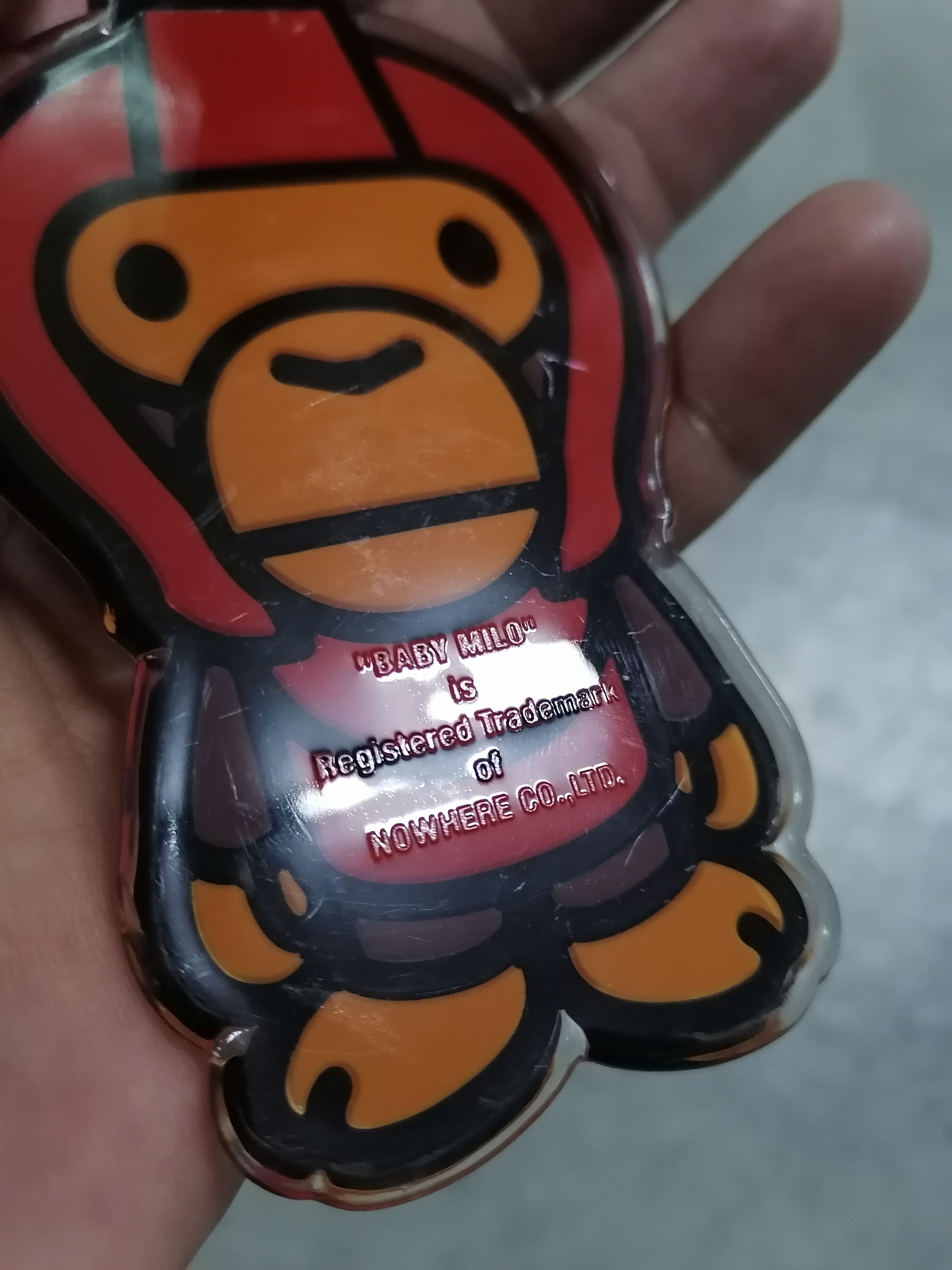 Bape Baby Milo "Nowhere Co. Ltd." General Key Chain Size ONE SIZE - 3 Thumbnail