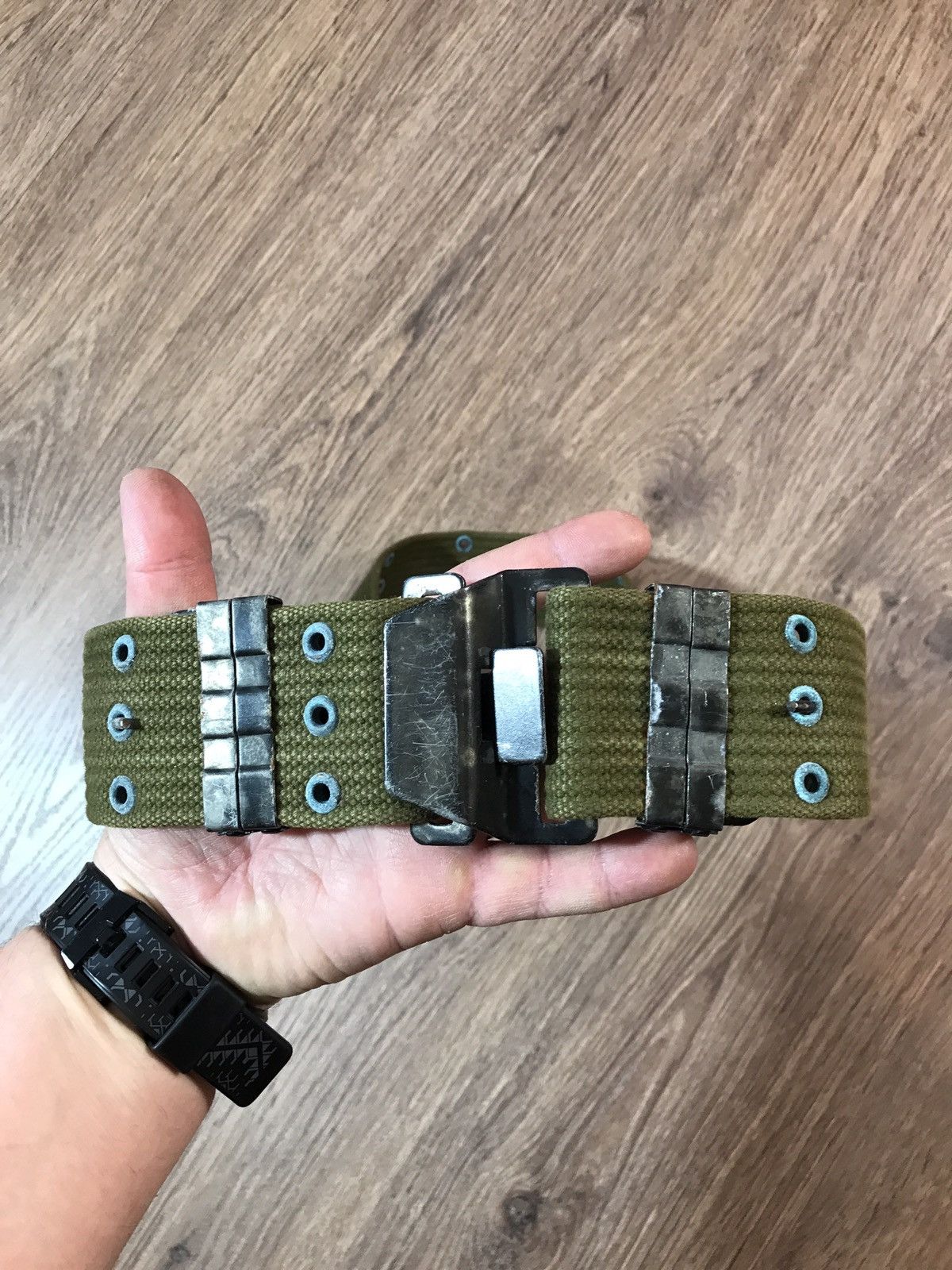Vintage Vintage Distressed cotton Belt military Size ONE SIZE - 7 Thumbnail