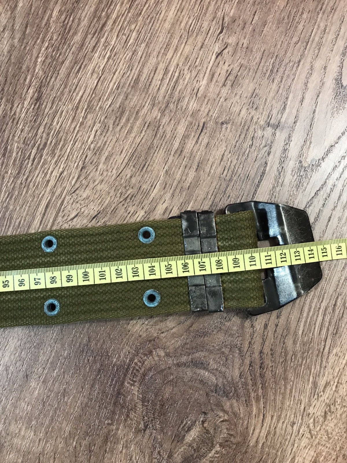 Vintage Vintage Distressed cotton Belt military Size ONE SIZE - 8 Thumbnail