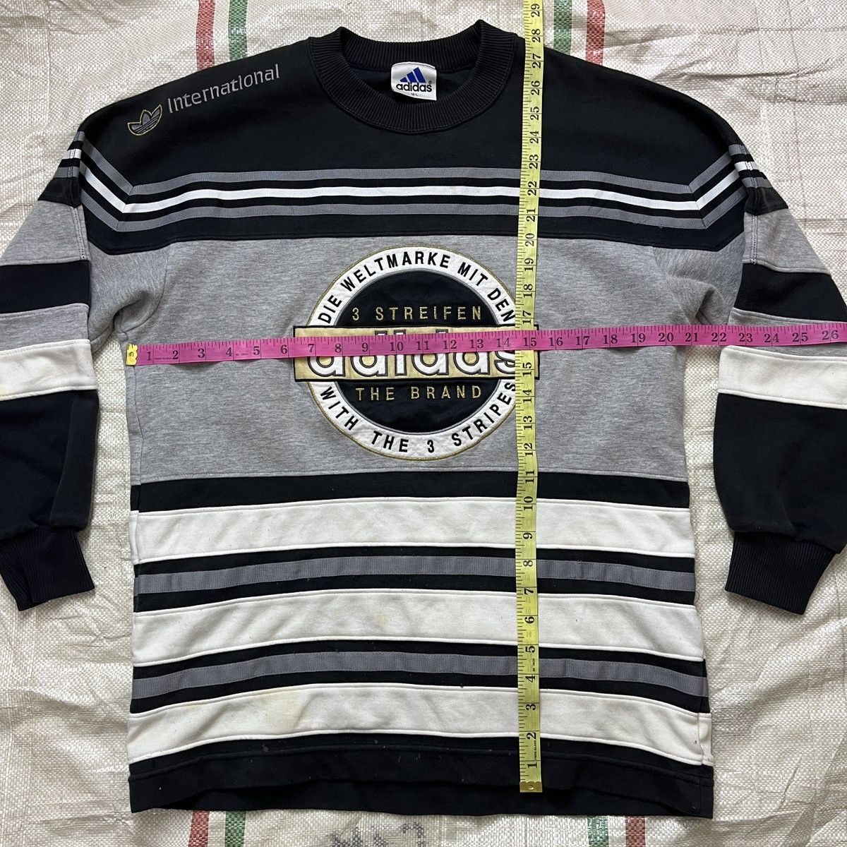 Adidas Super Rare Vintage Adidas 3 Stripes Descente Made In Japan Size US L / EU 52-54 / 3 - 6 Thumbnail