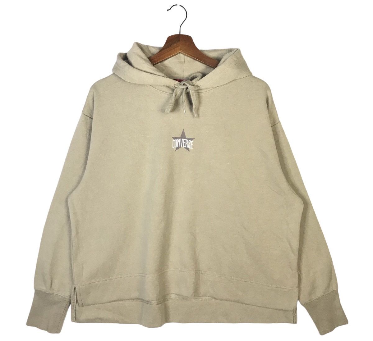 Converse × Vintage Converse All Star Center Women Tanned Hoodie Size ONE SIZE - 1 Thumbnail